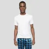 Men's Short Sleeve Bamboo Rayon Sleep Shirt - WHITE - FINAL SALE sold by Members Only