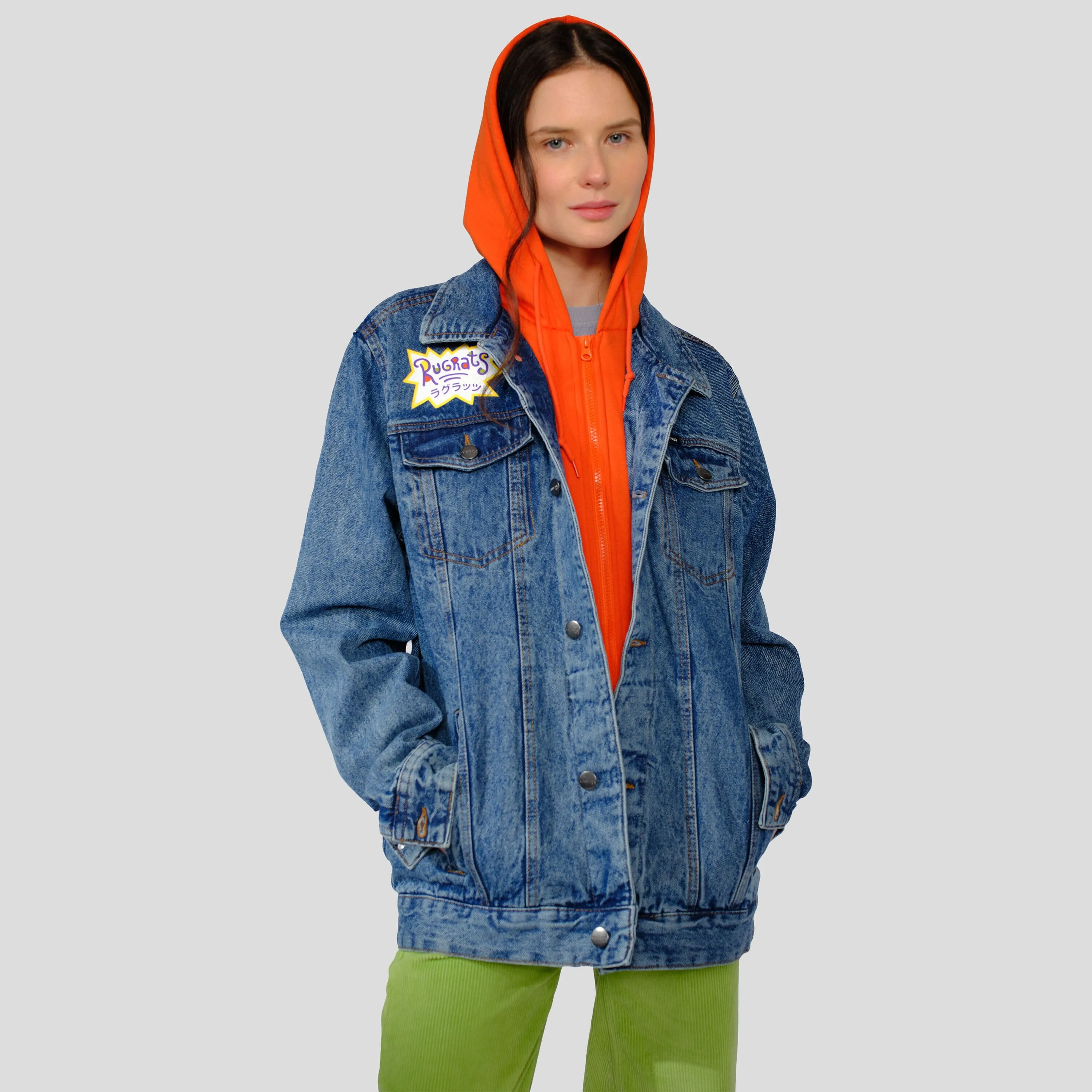 Women's Chucky Hoodie Trucker Oversized Jacket - FINAL SALE sold by Members Only product image thumbnail 2