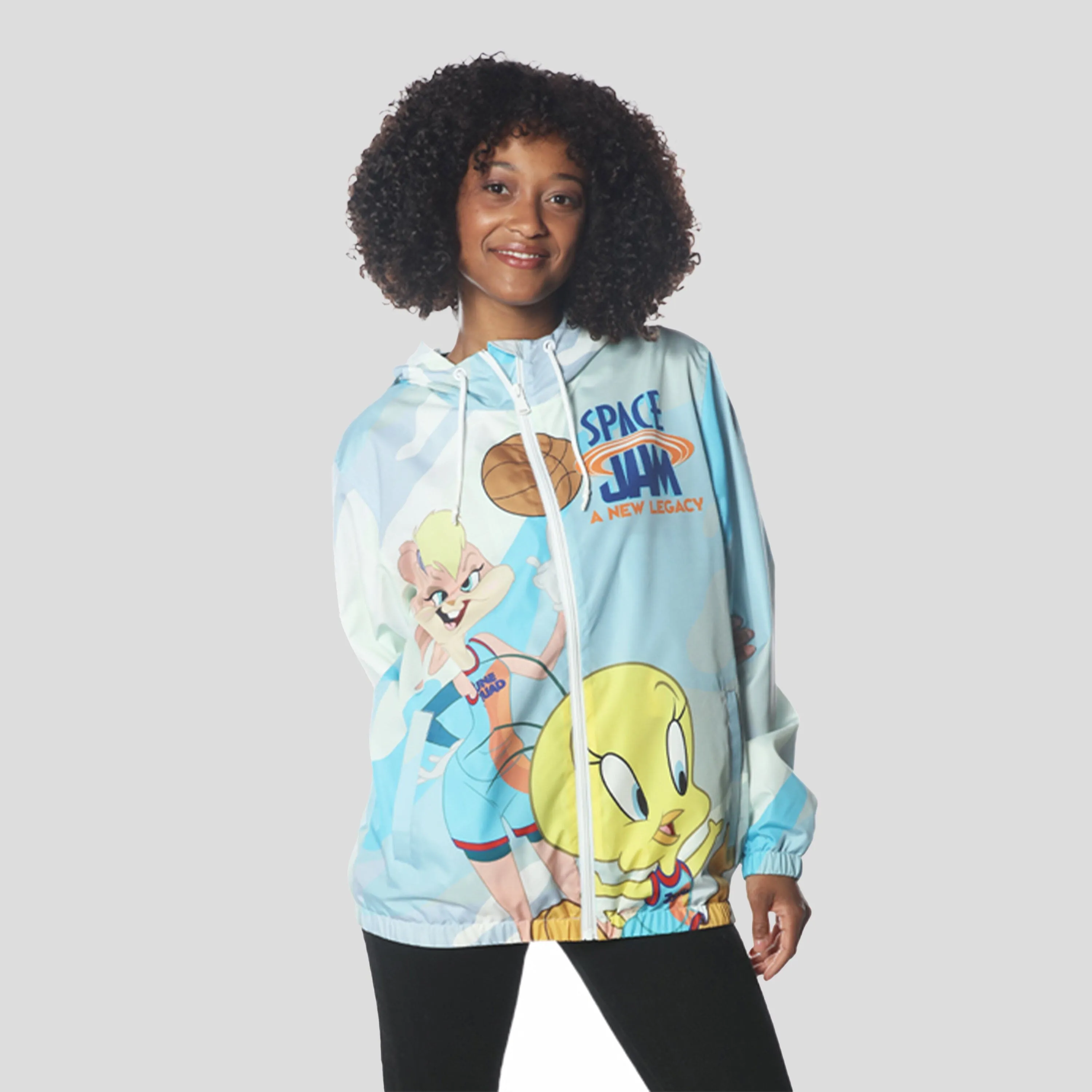 Women's Space Jam Windbreaker Jacket - FINAL SALE sold by Members Only product image thumbnail 3