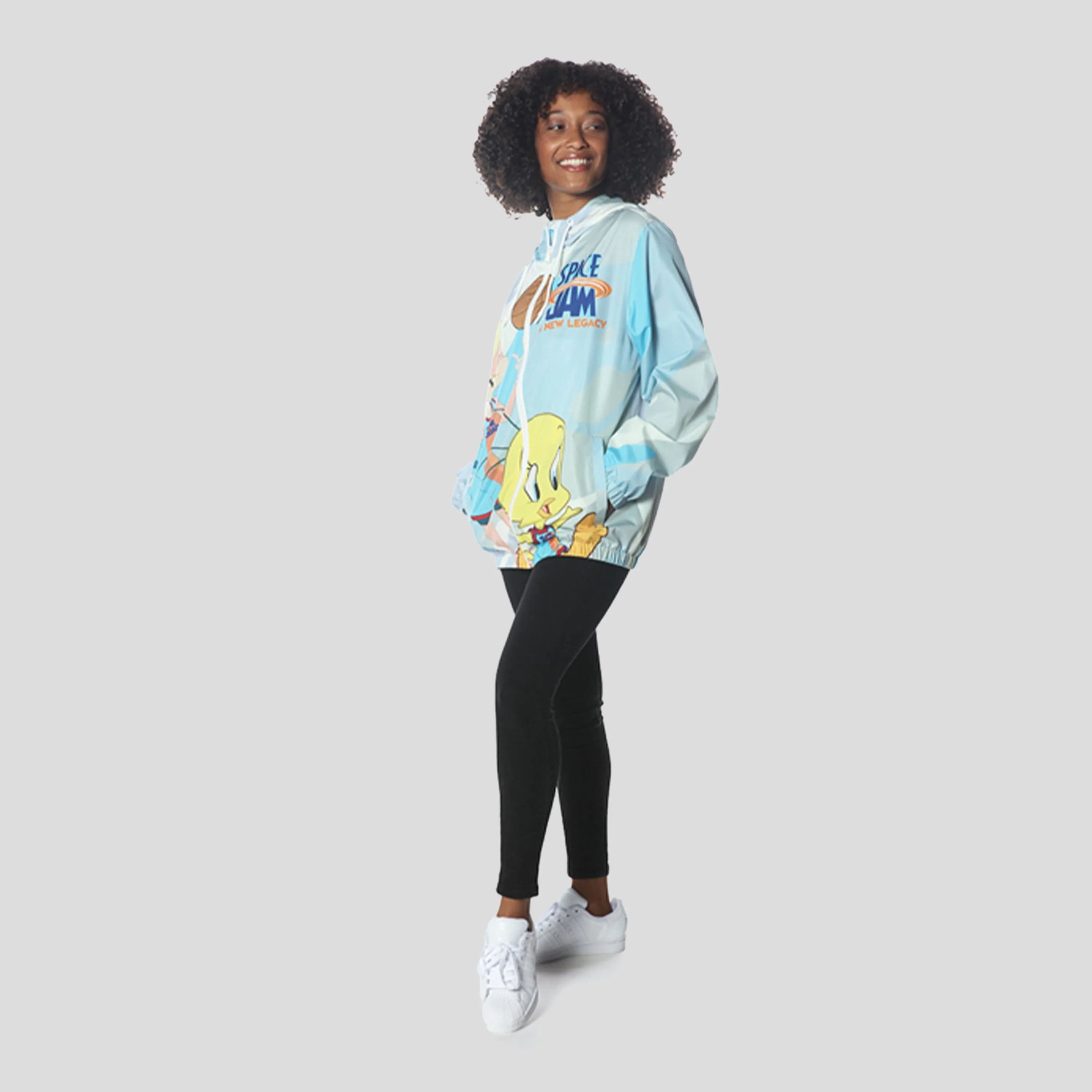 Women's Space Jam Windbreaker Jacket - FINAL SALE sold by Members Only product image thumbnail 2