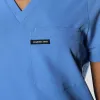 Cordoba 5-Pocket Scrub Top sold by Members Only