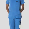 Cordoba 5-Pocket Scrub Top sold by Members Only