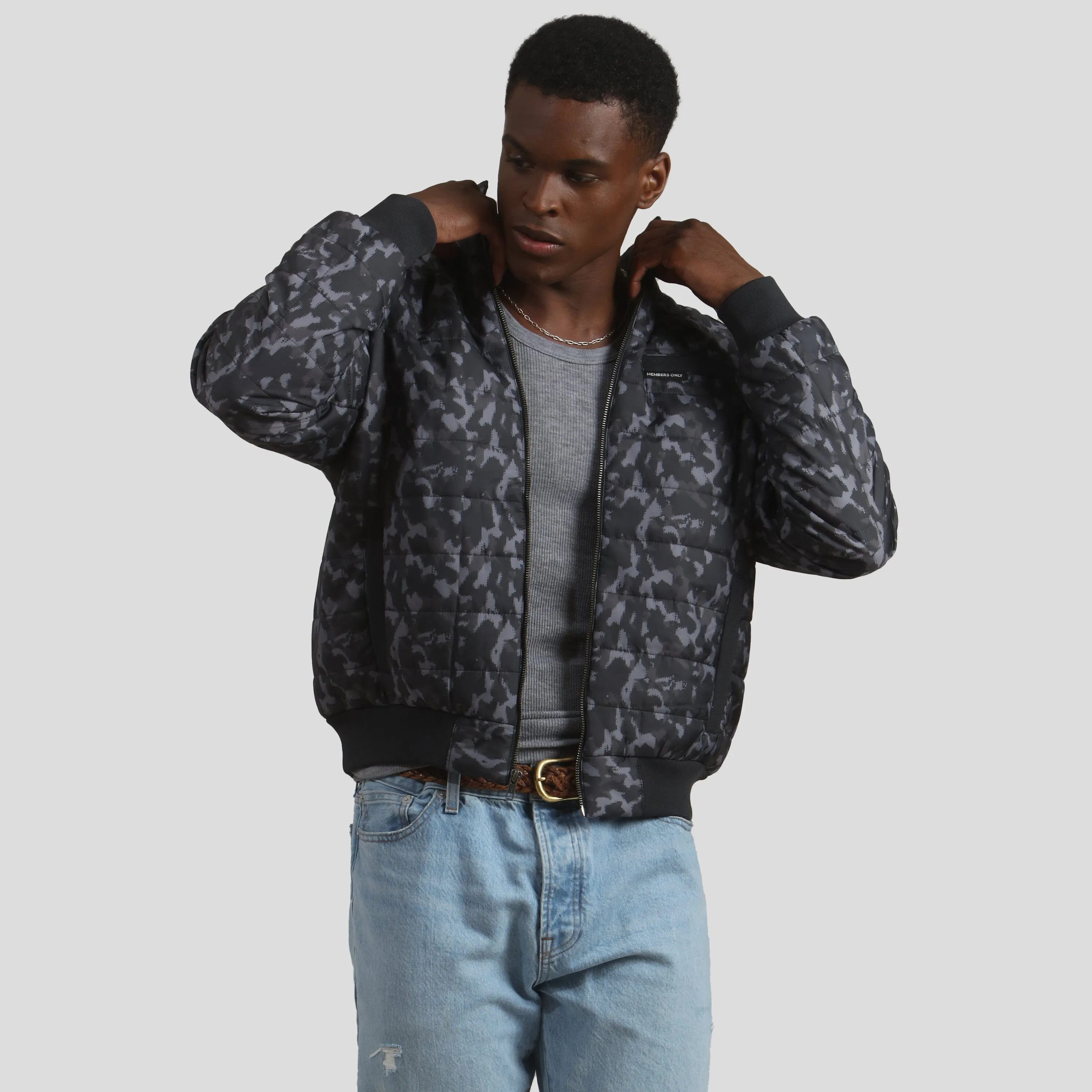 Men's SoHo Quilted Jacket sold by Members Only product image thumbnail 2