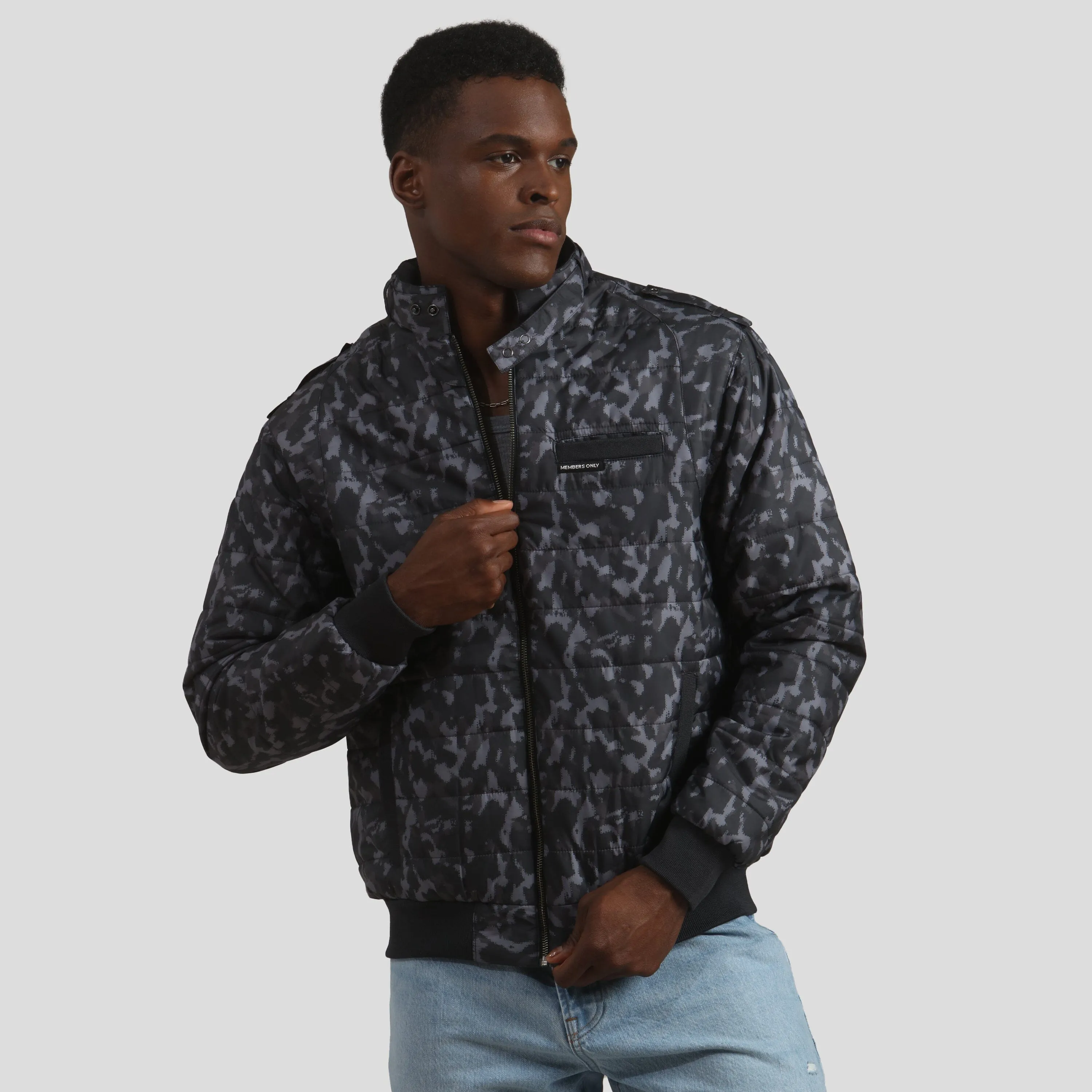 Men's SoHo Quilted Jacket sold by Members Only product image thumbnail 3