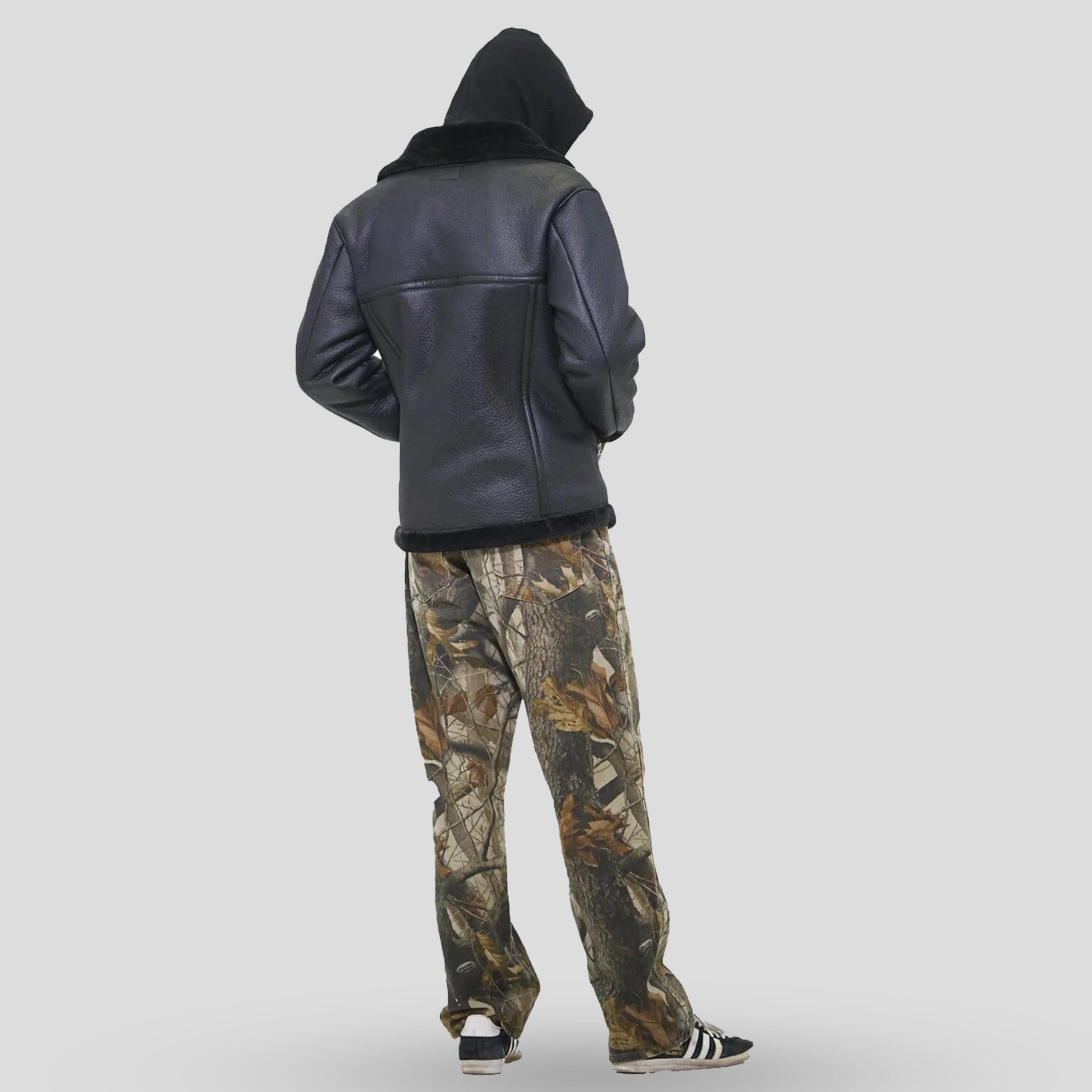 Men's Faux Shearling Biker Jacket - FINAL SALE sold by Members Only product image thumbnail 4