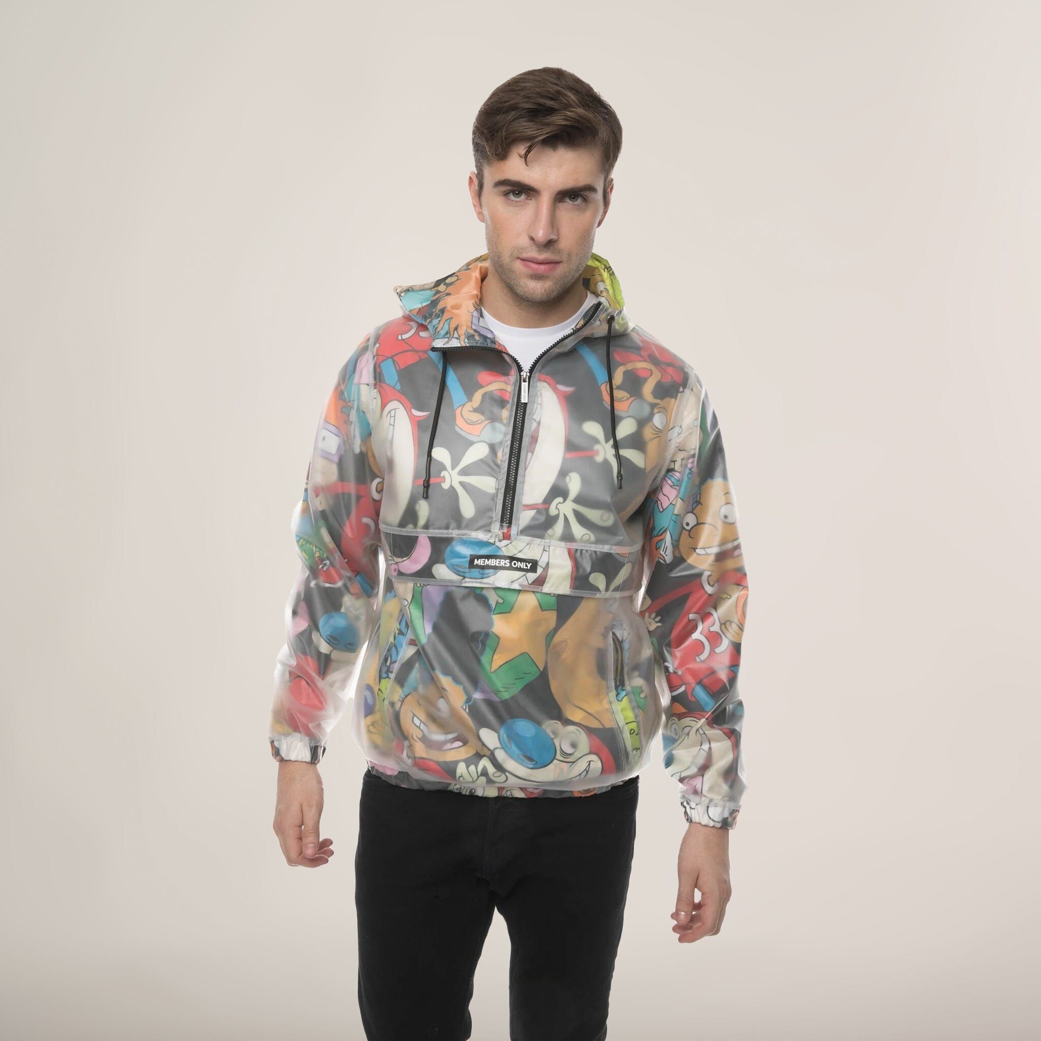 Men's Translucent Nickelodeon Collab Popover Jacket - FINAL SALE sold by Members Only product image thumbnail 7