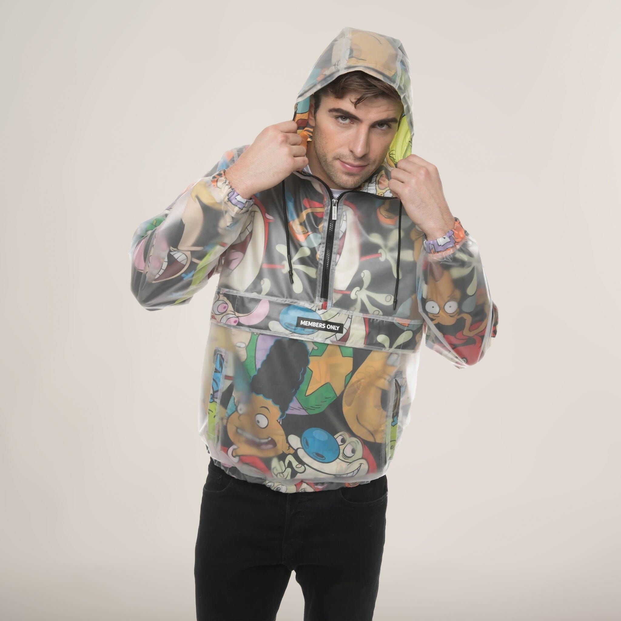Men's Translucent Nickelodeon Collab Popover Jacket - FINAL SALE sold by Members Only product image thumbnail 6