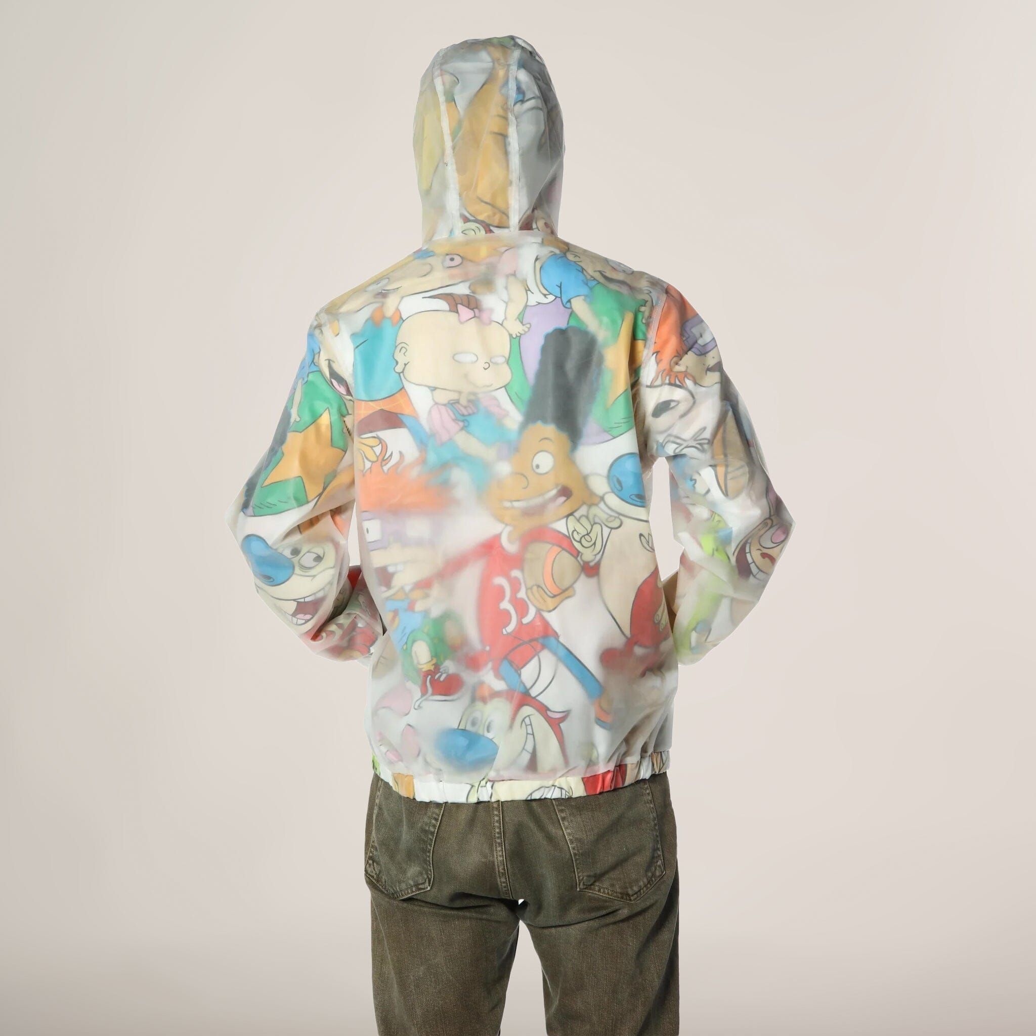 Men's Translucent Nickelodeon Collab Popover Jacket - FINAL SALE sold by Members Only product image thumbnail 4