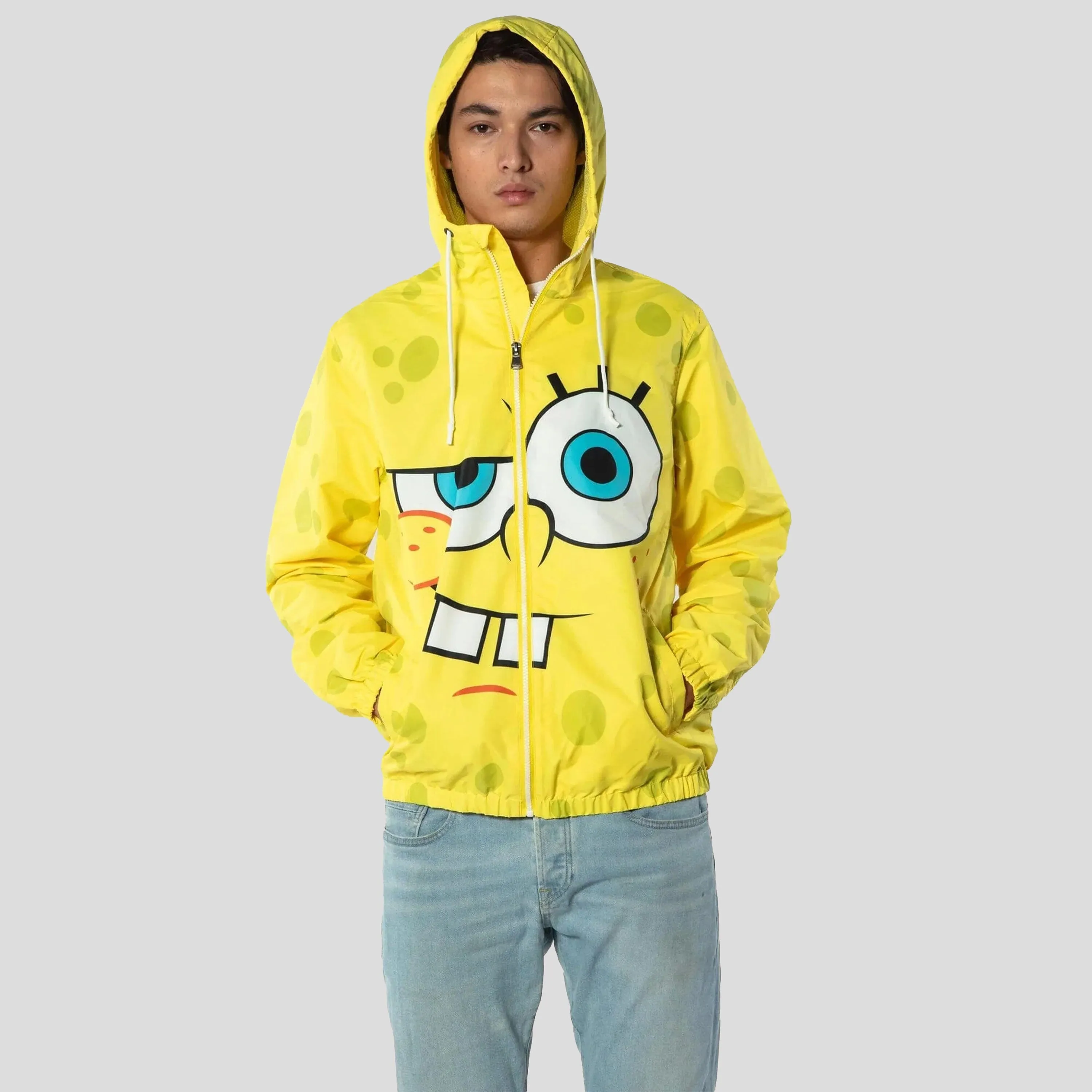 Men's Spongebob Windbreaker Jacket - FINAL SALE sold by Members Only product image thumbnail 2