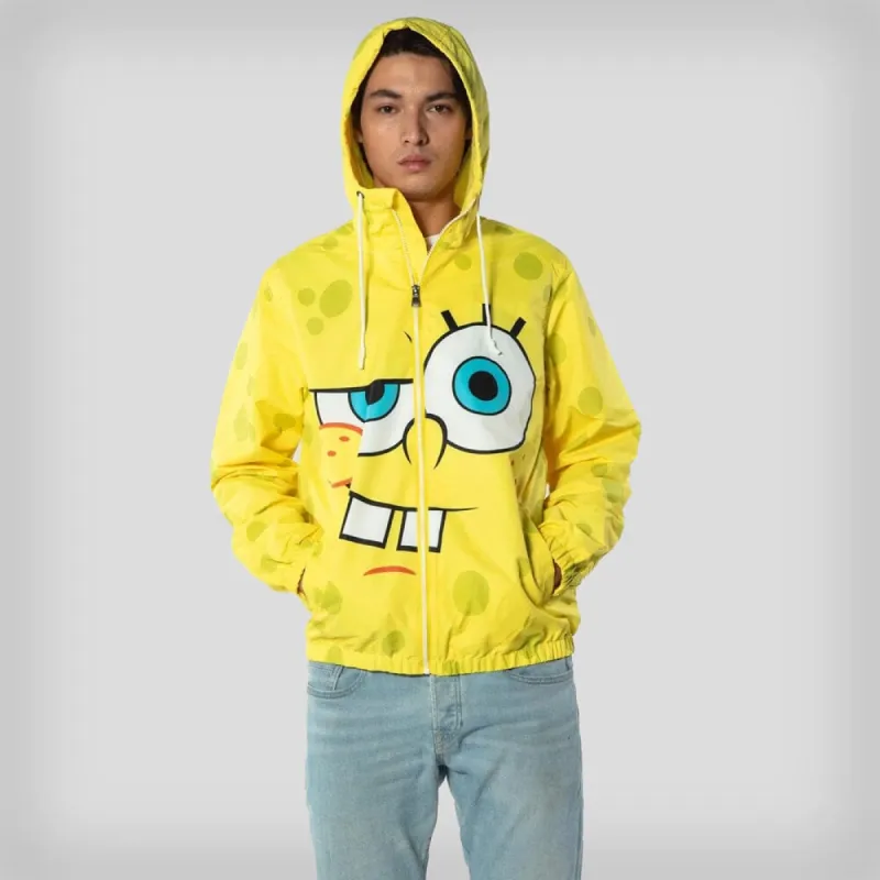 Men's Spongebob Windbreaker Jacket - FINAL SALE sold by Members Only