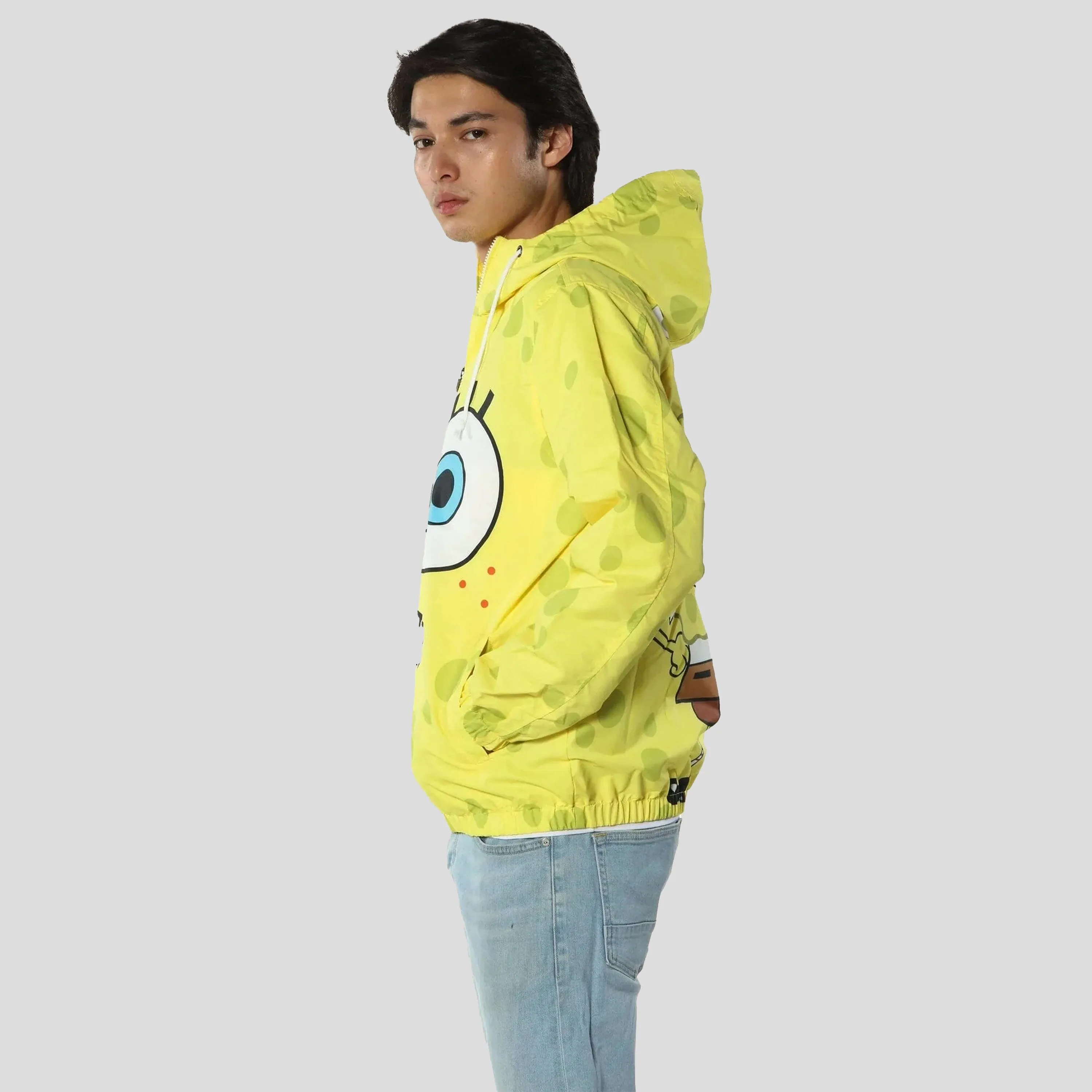 Men's Spongebob Windbreaker Jacket - FINAL SALE sold by Members Only product image thumbnail 5