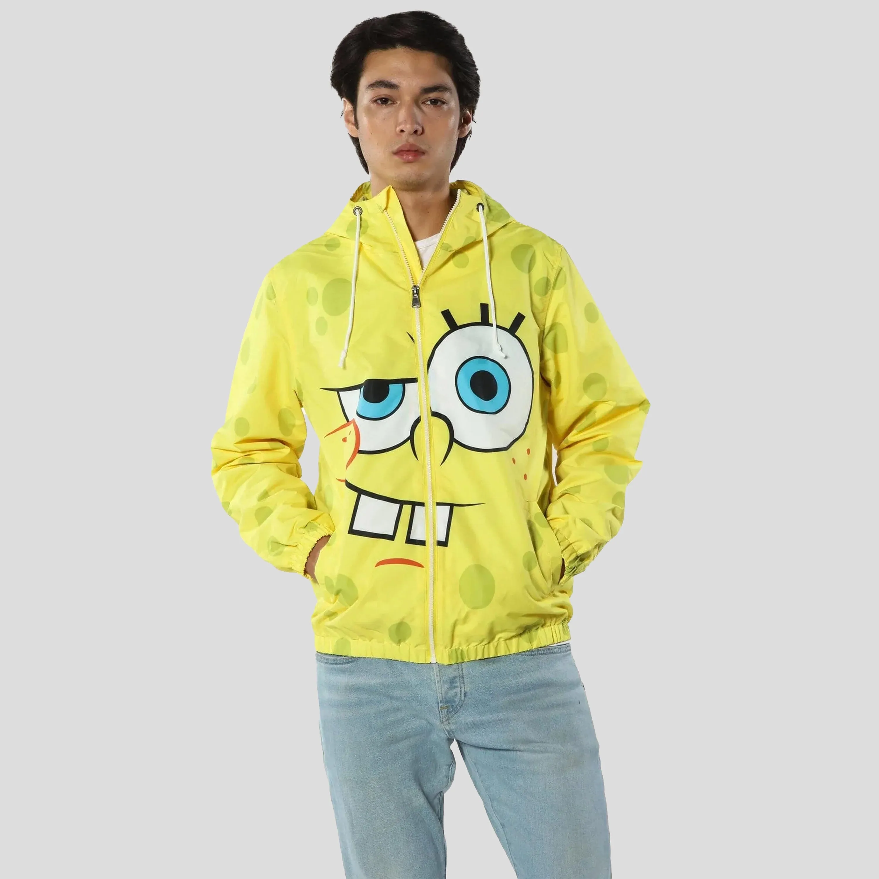 Men's Spongebob Windbreaker Jacket - FINAL SALE sold by Members Only product image thumbnail 3