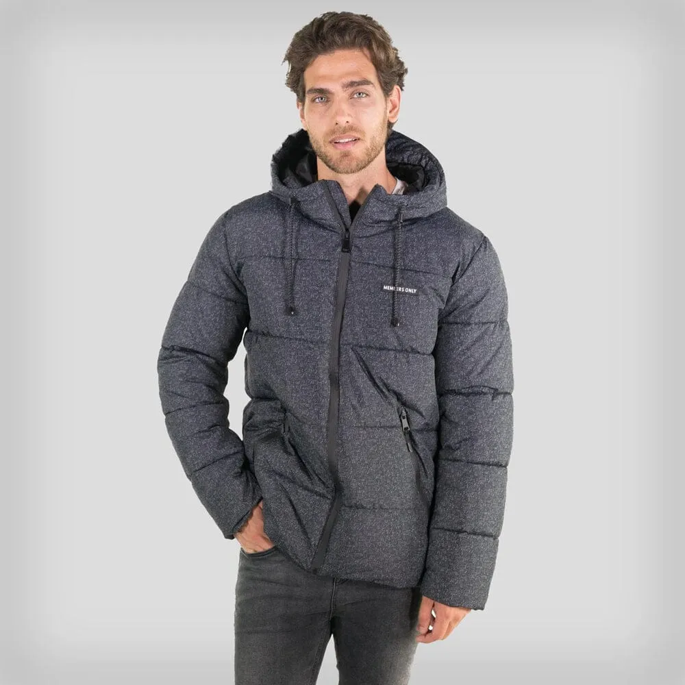 Men's Heather Print Puffer Jacket - FINAL SALE sold by Members Only product image thumbnail 5