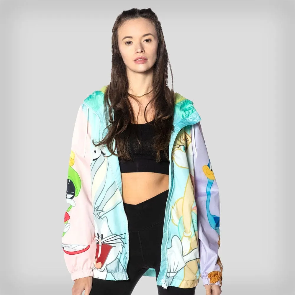 Women's Looney Tunes Colorblock Windbreaker Jacket - FINAL SALE sold by Members Only