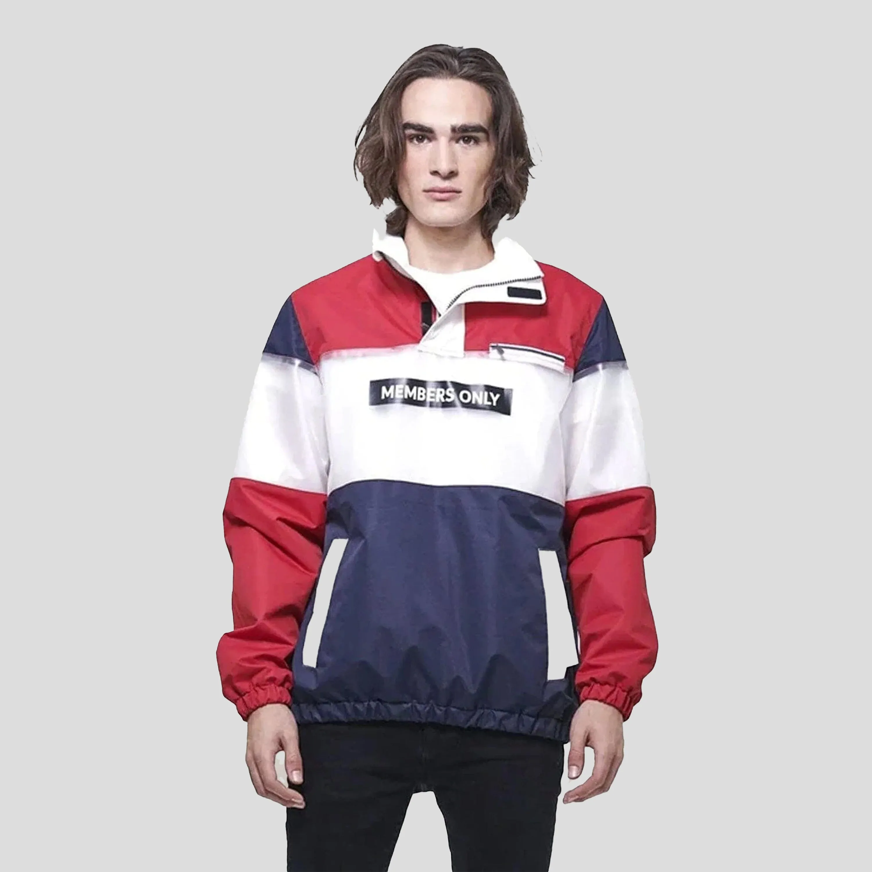 Men's Color and Translucent Block Jacket - FINAL SALE sold by Members Only product image thumbnail 2