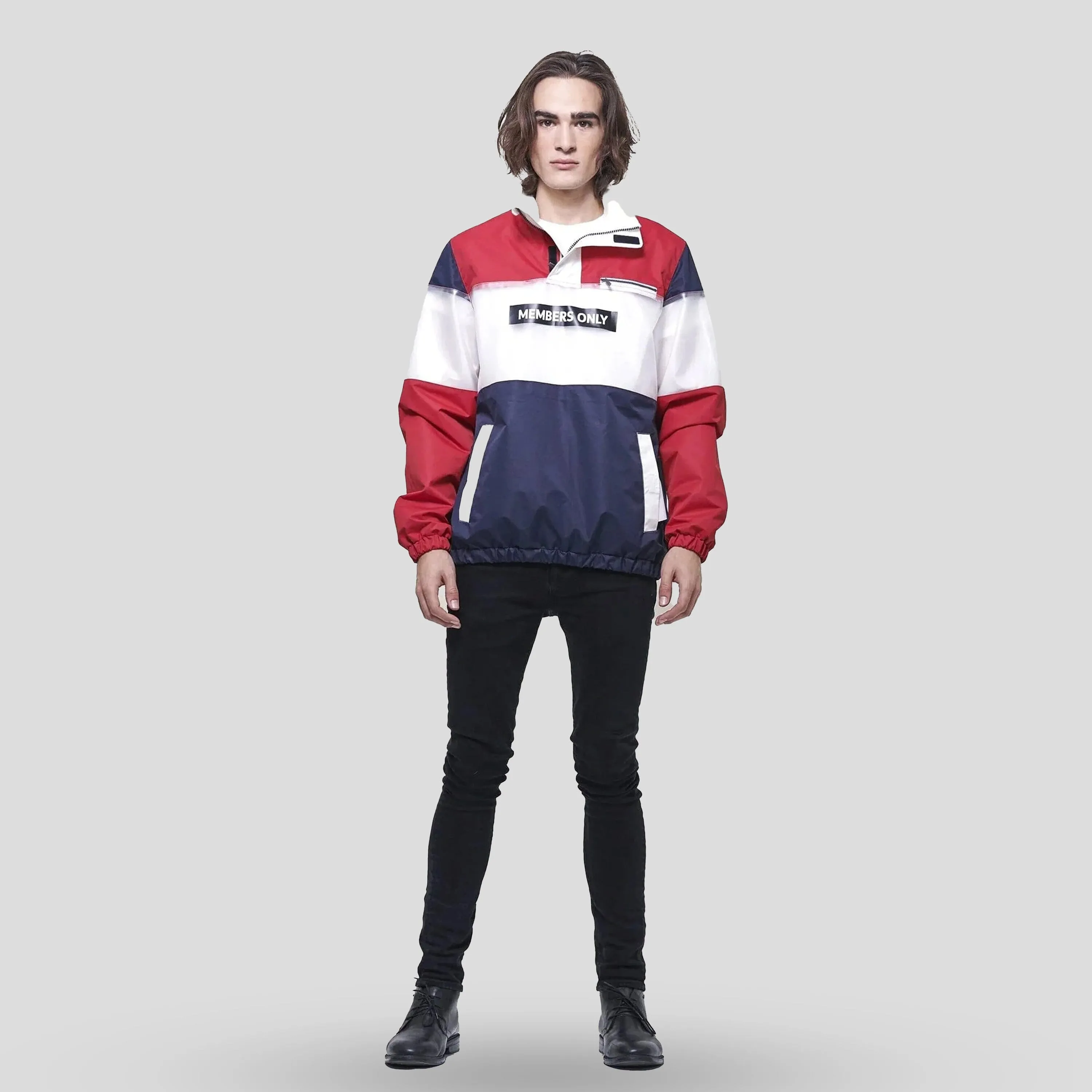 Men's Color and Translucent Block Jacket - FINAL SALE sold by Members Only product image thumbnail 4