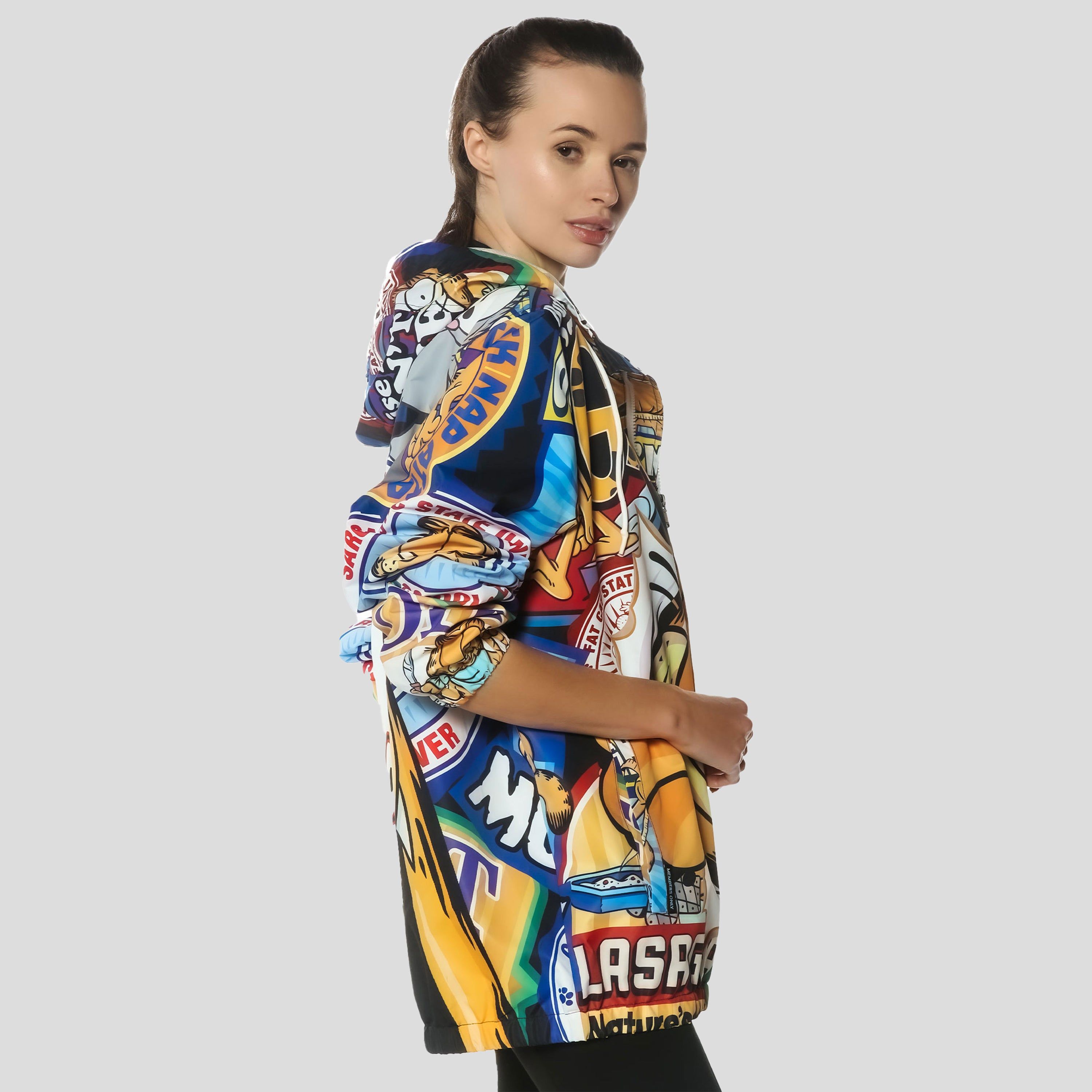 Women's Garfield Windbreaker Oversized Jacket - FINAL SALE sold by Members Only product image thumbnail 4