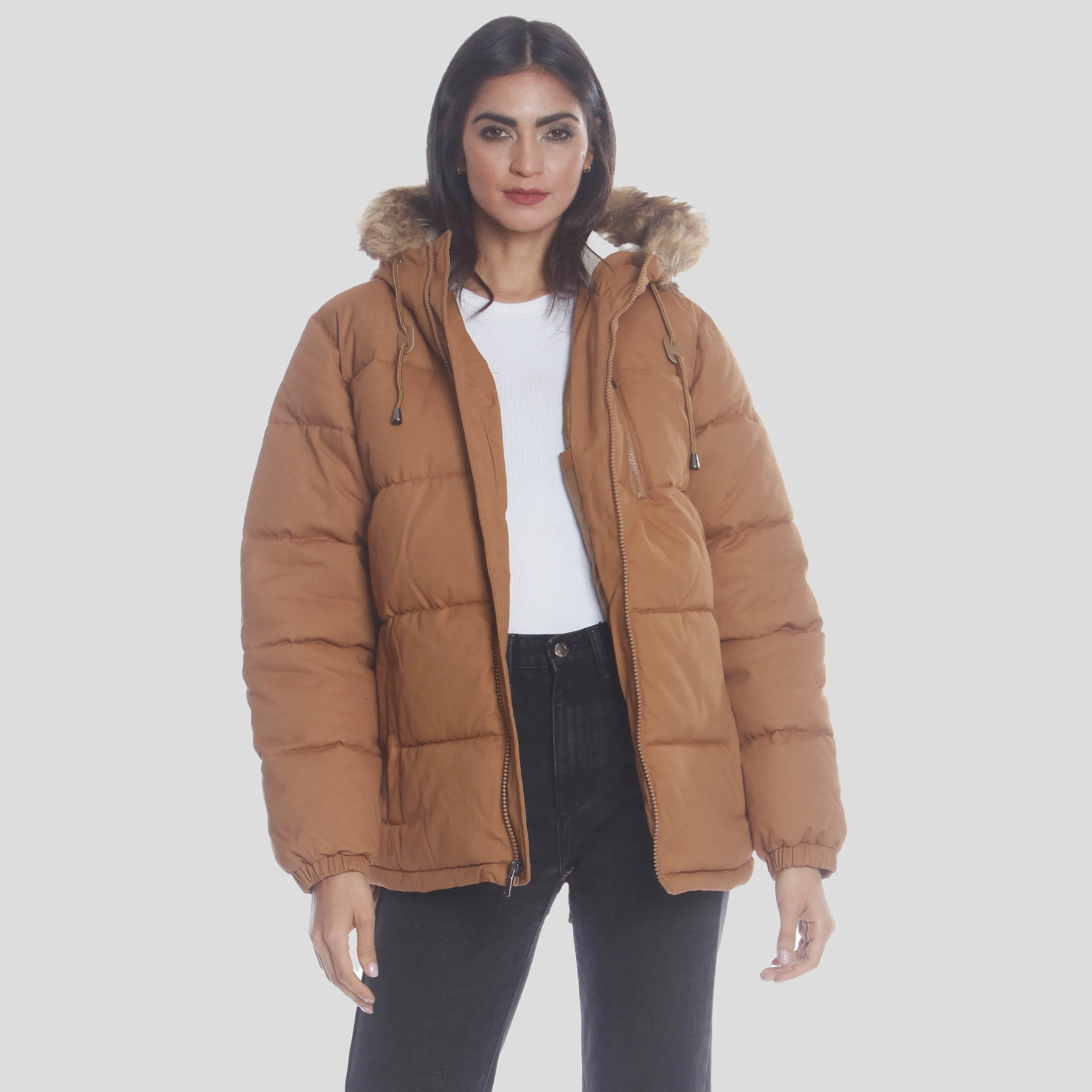 Women's Cotton Puffer Oversized Jacket - FINAL SALE sold by Members Only product image thumbnail 3