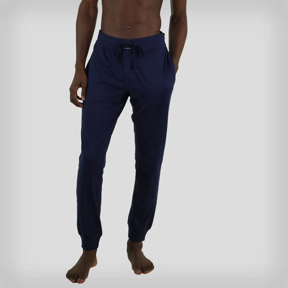 Men’s Jersey Jogger Lounge Pants - Navy sold by Members Only product image thumbnail 3