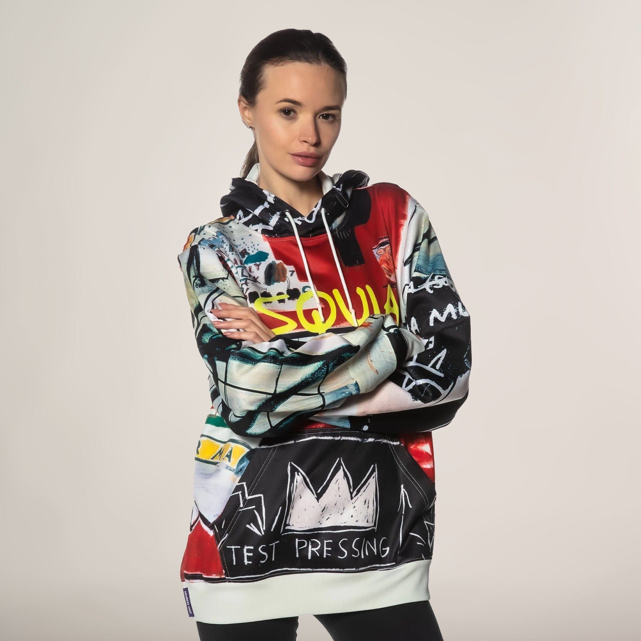 Women's Basquiat X Members Only Hoodie Oversized Jacket - FINAL SALE sold by Members Only product image thumbnail 5