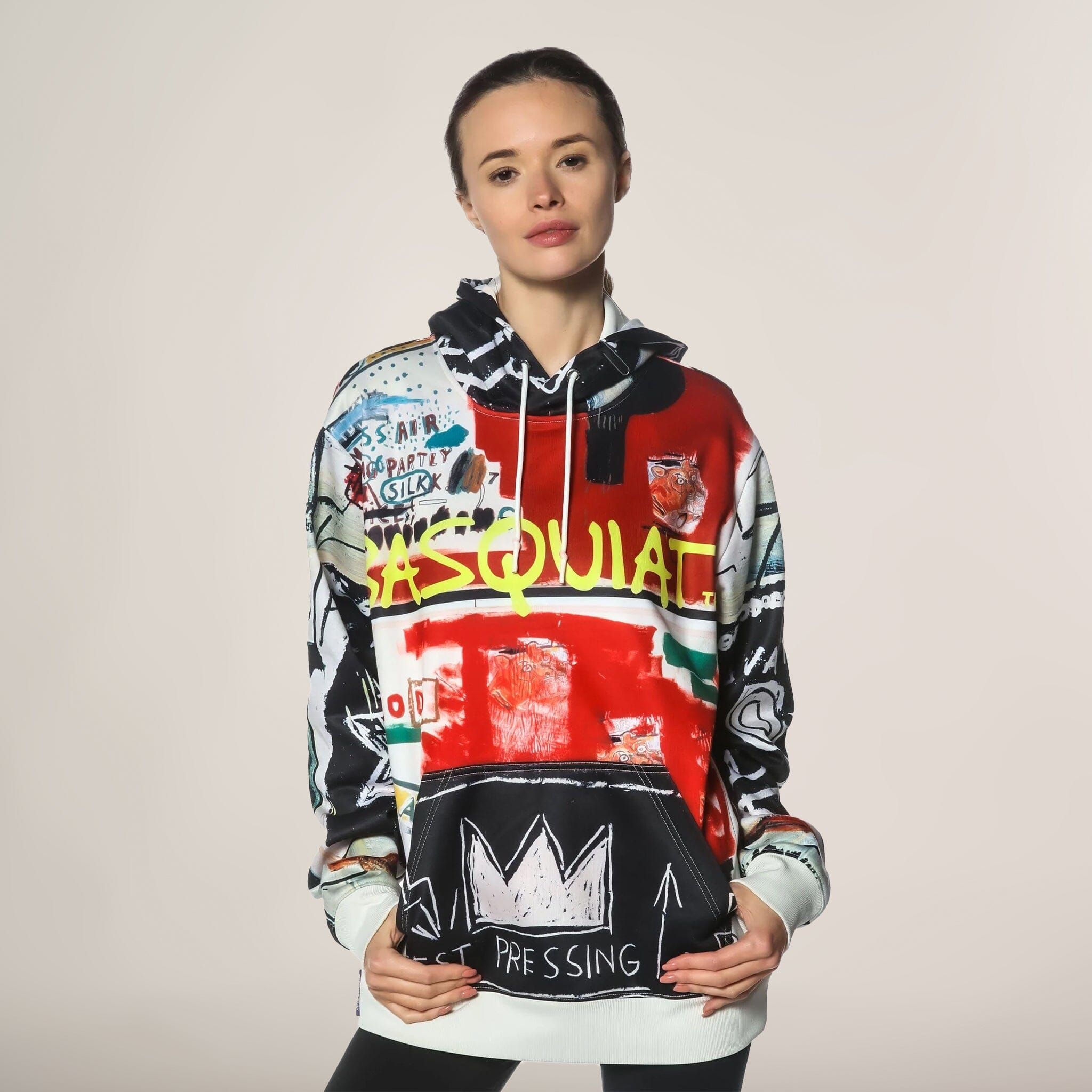 Women's Basquiat X Members Only Hoodie Oversized Jacket - FINAL SALE sold by Members Only