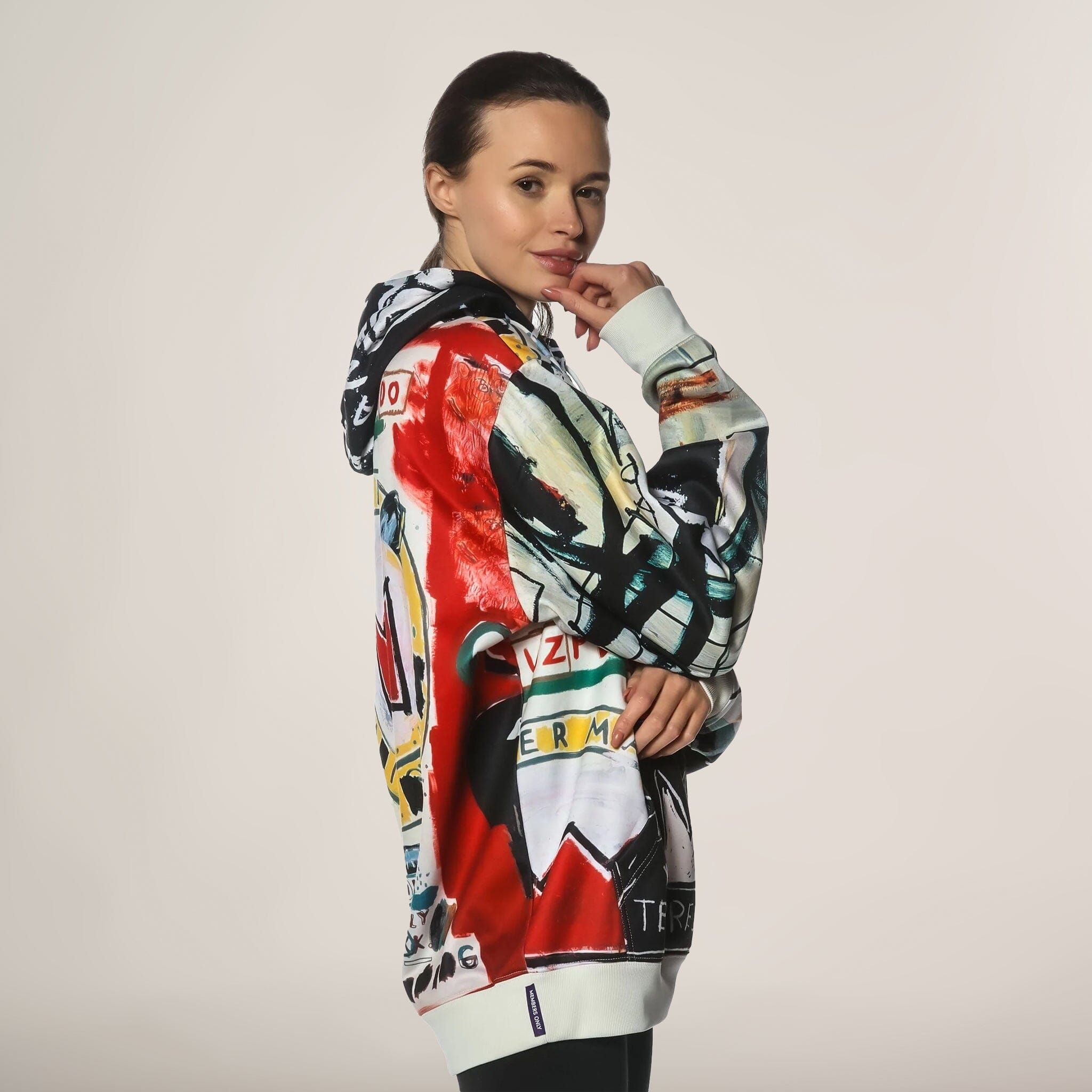 Women's Basquiat X Members Only Hoodie Oversized Jacket - FINAL SALE sold by Members Only product image thumbnail 2