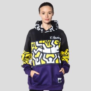 Women's Keith Haring X Members Only Hoodie Oversized Jacket - FINAL SALE sold by Members Only