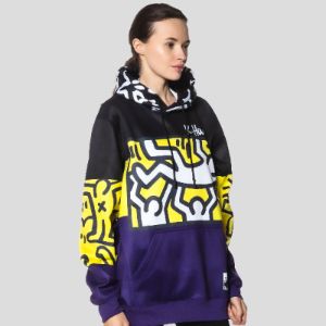 Women's Keith Haring X Members Only Hoodie Oversized Jacket - FINAL SALE sold by Members Only