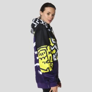 Women's Keith Haring X Members Only Hoodie Oversized Jacket - FINAL SALE sold by Members Only