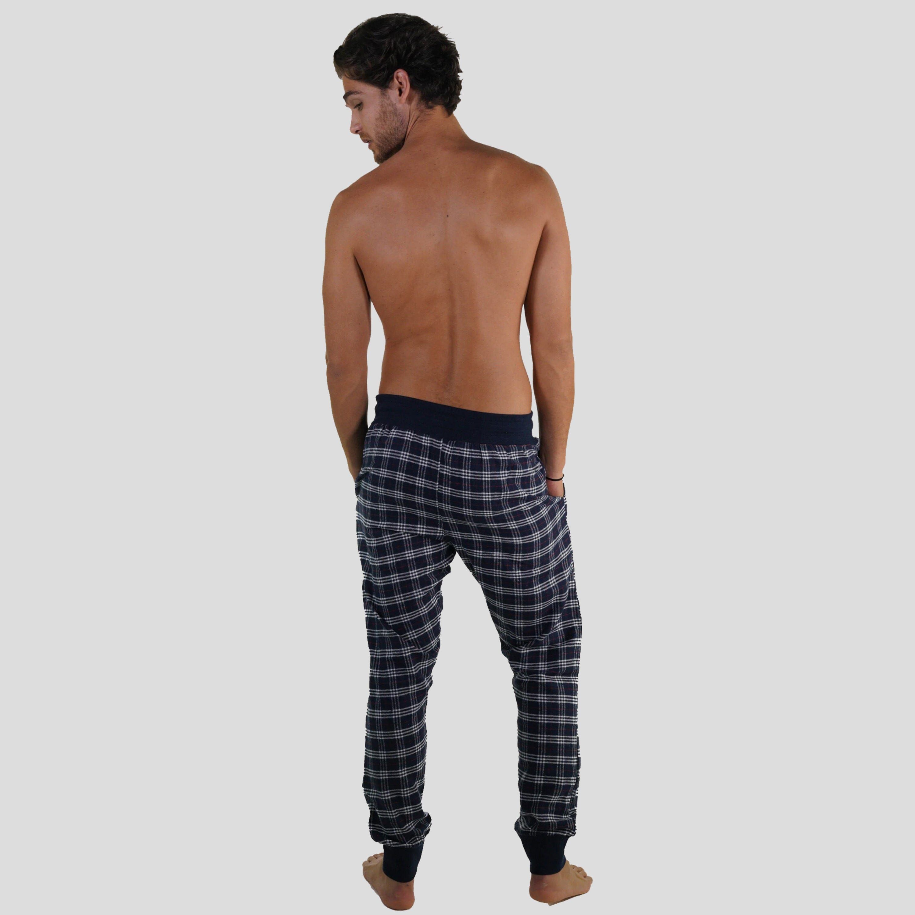 Men's Flannel Jogger Lounge Pants - GREY/RED - FINAL SALE sold by Members Only product image thumbnail 4