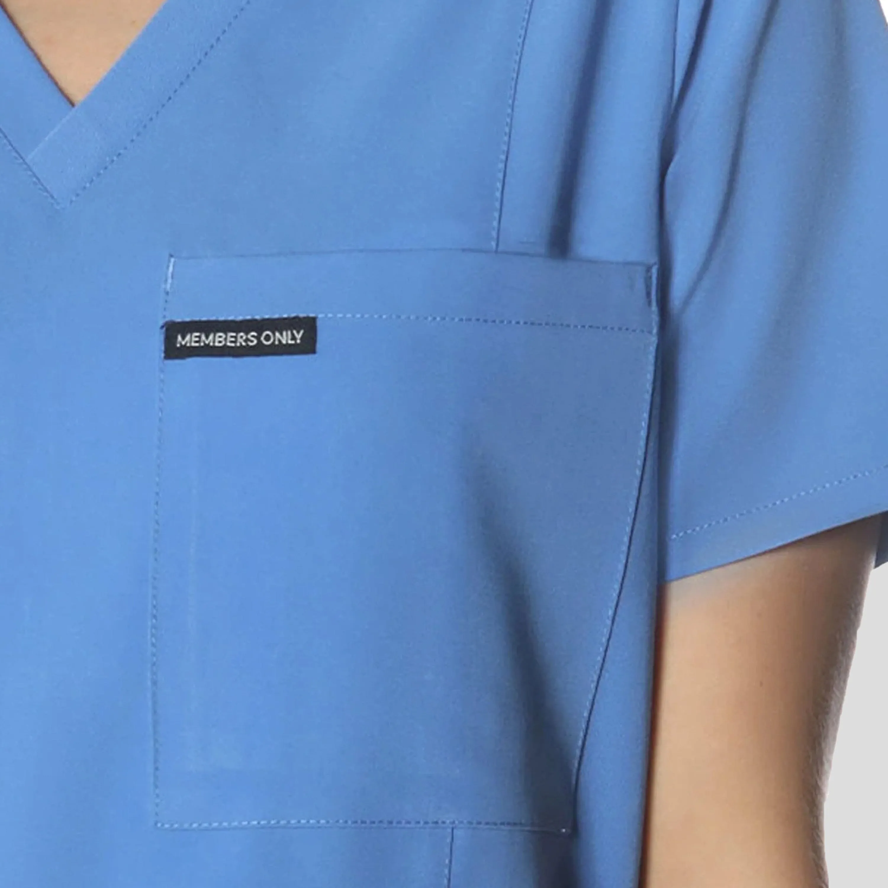 Palermo 4-Pocket Scrub Top sold by Members Only product image thumbnail 3