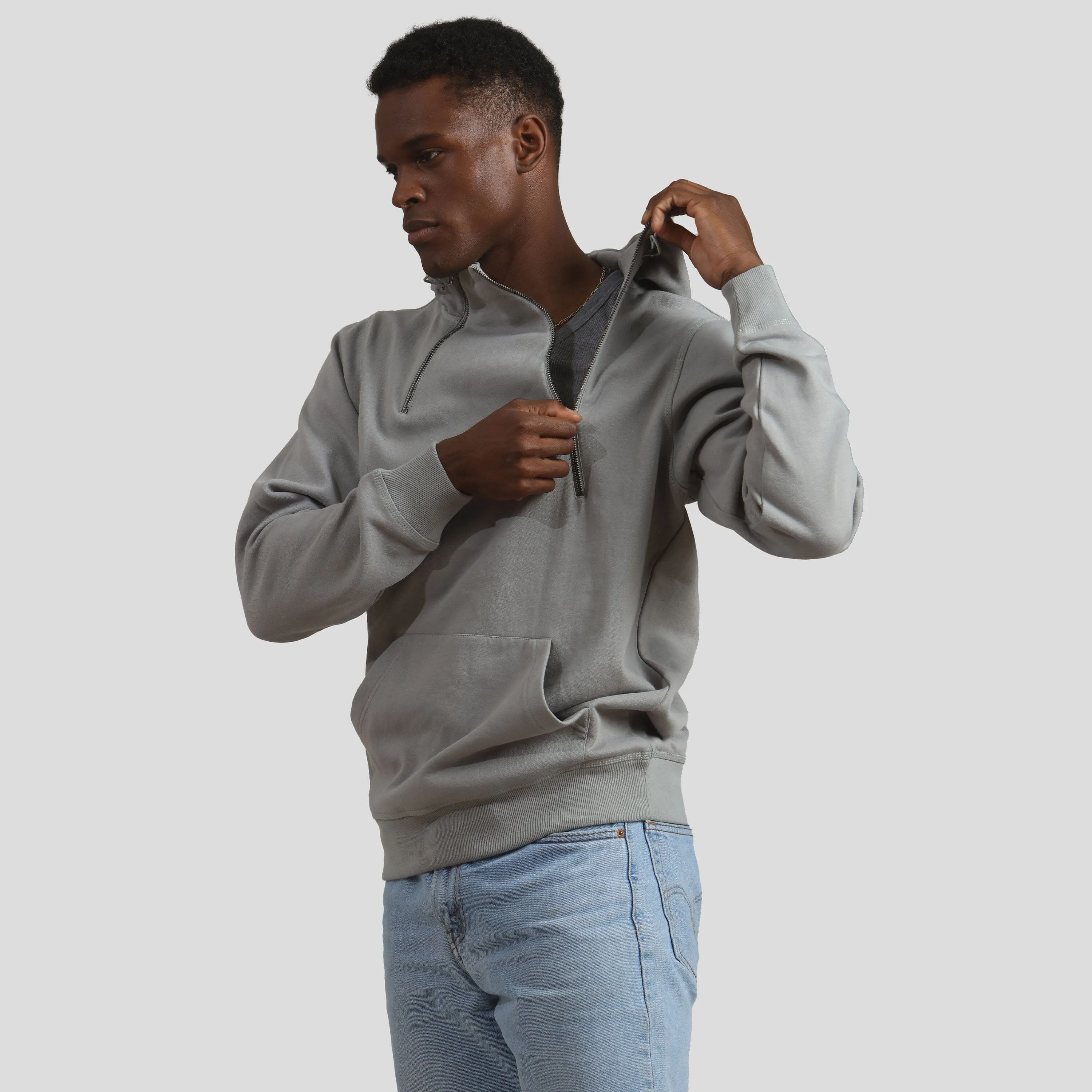 Men's Taylor Double Zipper Pullover Hoodie sold by Members Only product image thumbnail 3