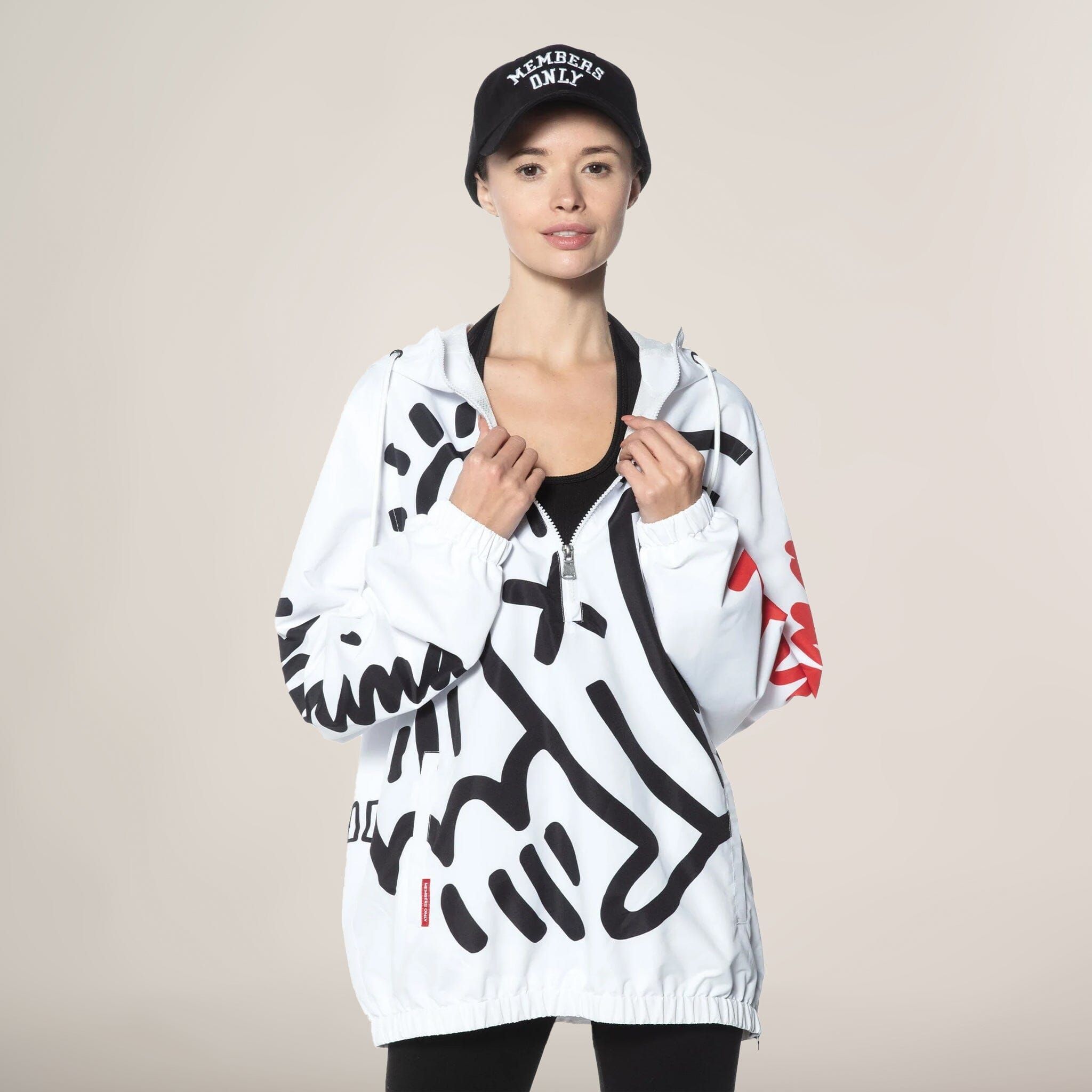 Women's Keith Haring X Members Only Windbreaker Oversized Jacket - FINAL SALE sold by Members Only product image thumbnail 5