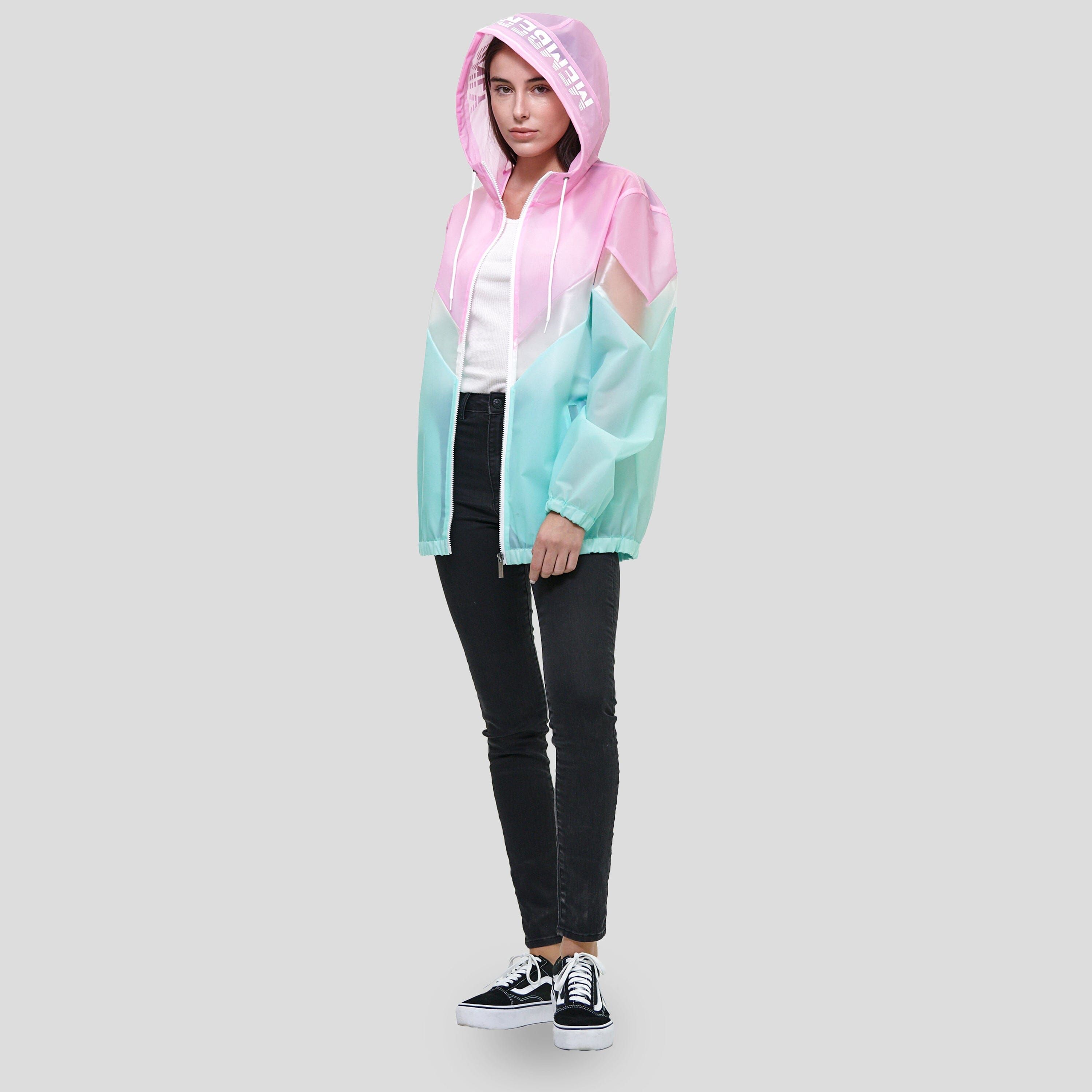 Women's Color Block Translucent Short Jacket - FINAL SALE sold by Members Only product image thumbnail 5
