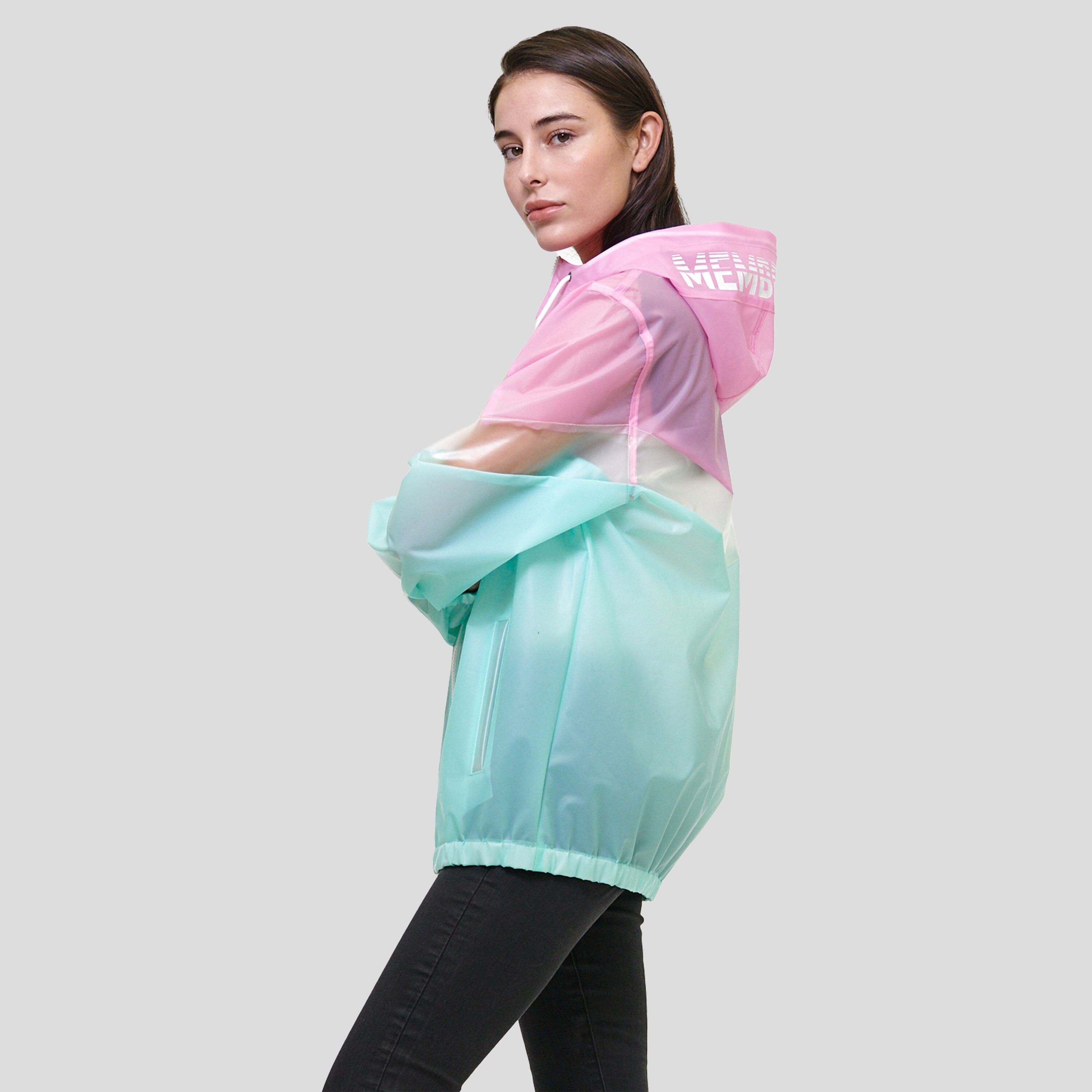 Women's Color Block Translucent Short Jacket - FINAL SALE sold by Members Only product image thumbnail 3