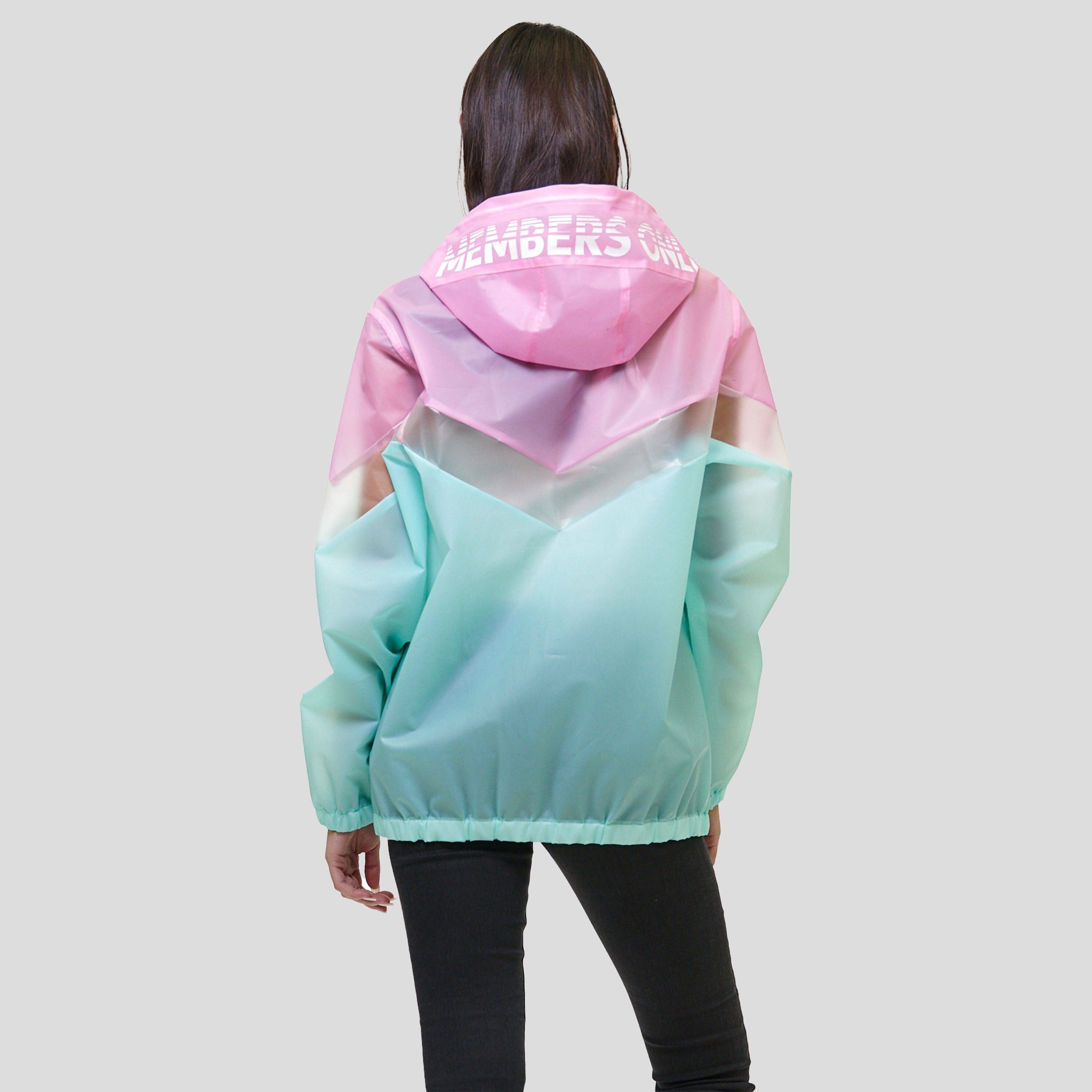 Women's Color Block Translucent Short Jacket - FINAL SALE sold by Members Only product image thumbnail 4