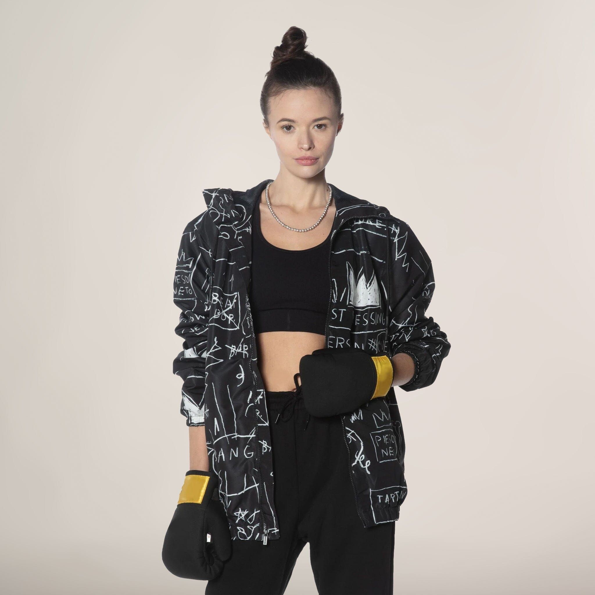 Women's Basquiat X Members Only Windbreaker Oversized Jacket - FINAL SALE sold by Members Only product image thumbnail 4