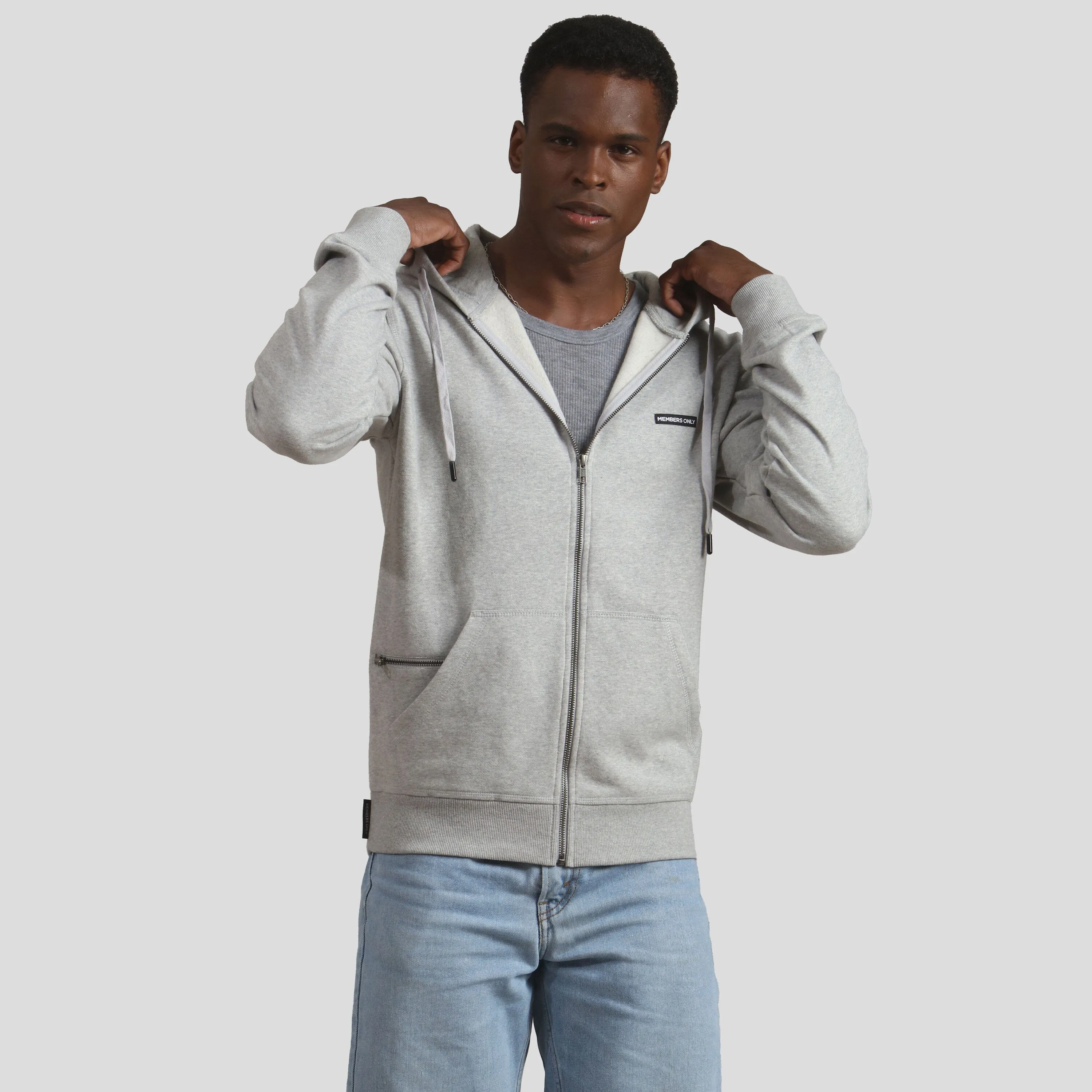 Men's Brooklyn Zip-Up Hoodie sold by Members Only product image thumbnail 2