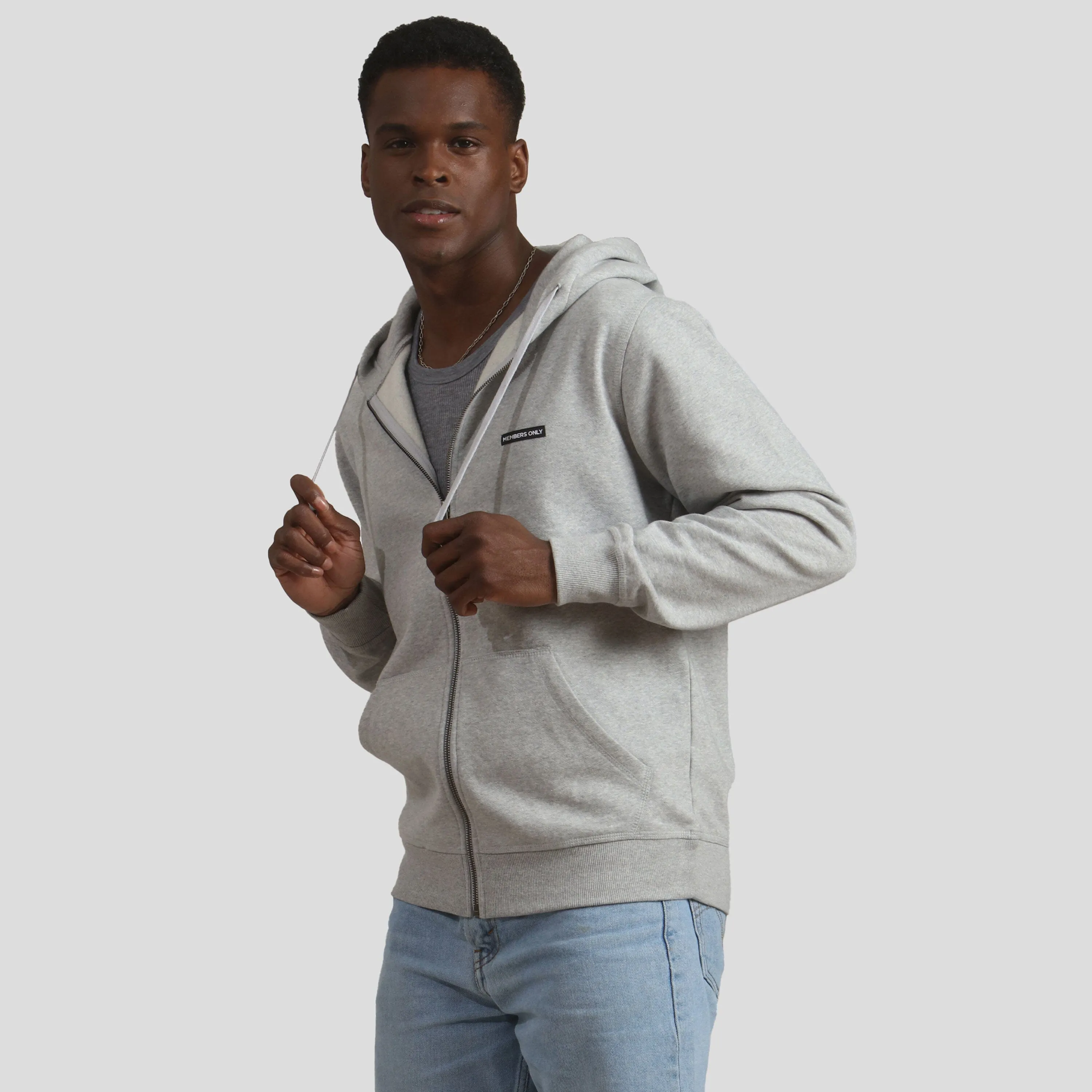 Men's Brooklyn Zip-Up Hoodie sold by Members Only product image thumbnail 3