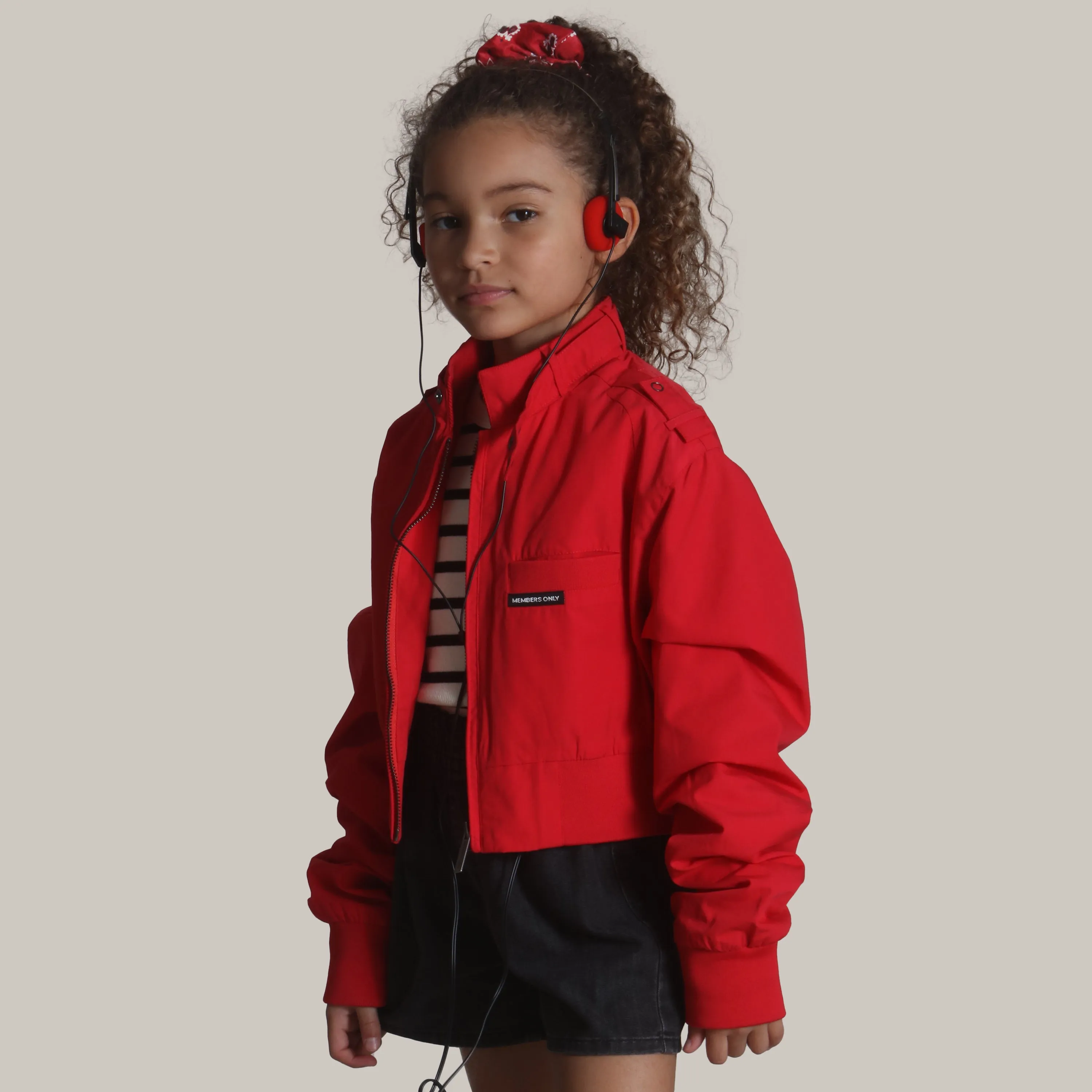 Girl's Racer Jacket sold by Members Only product image thumbnail 4