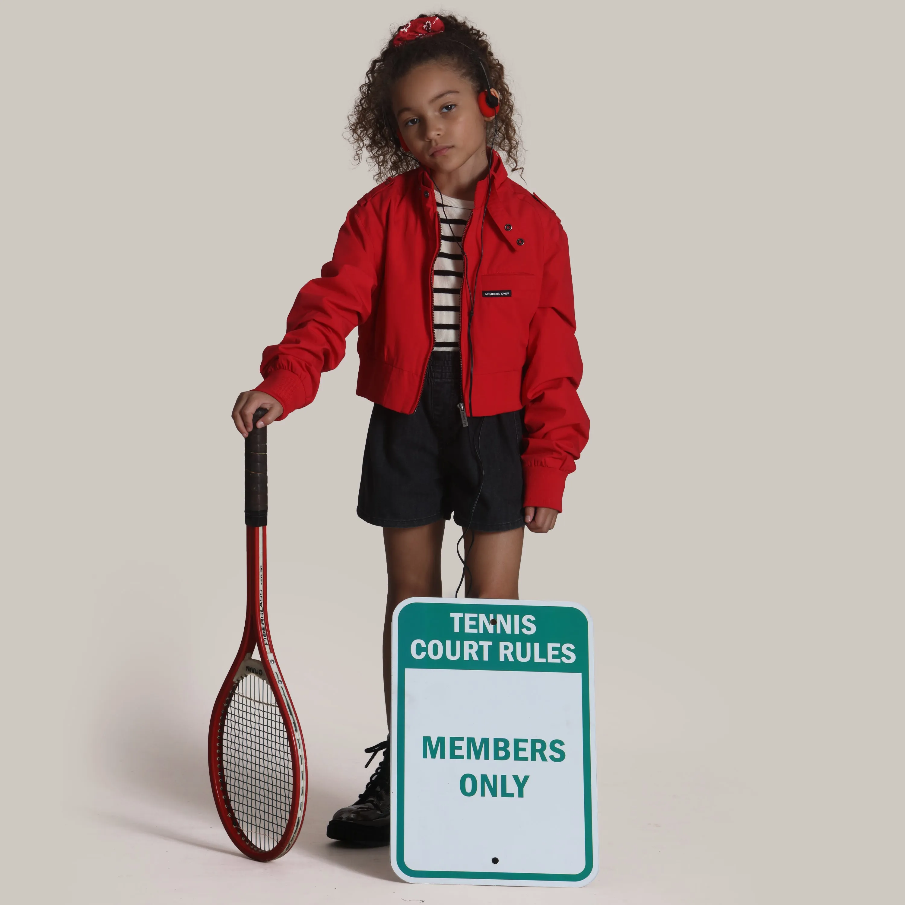 Girl's Racer Jacket sold by Members Only product image thumbnail 5