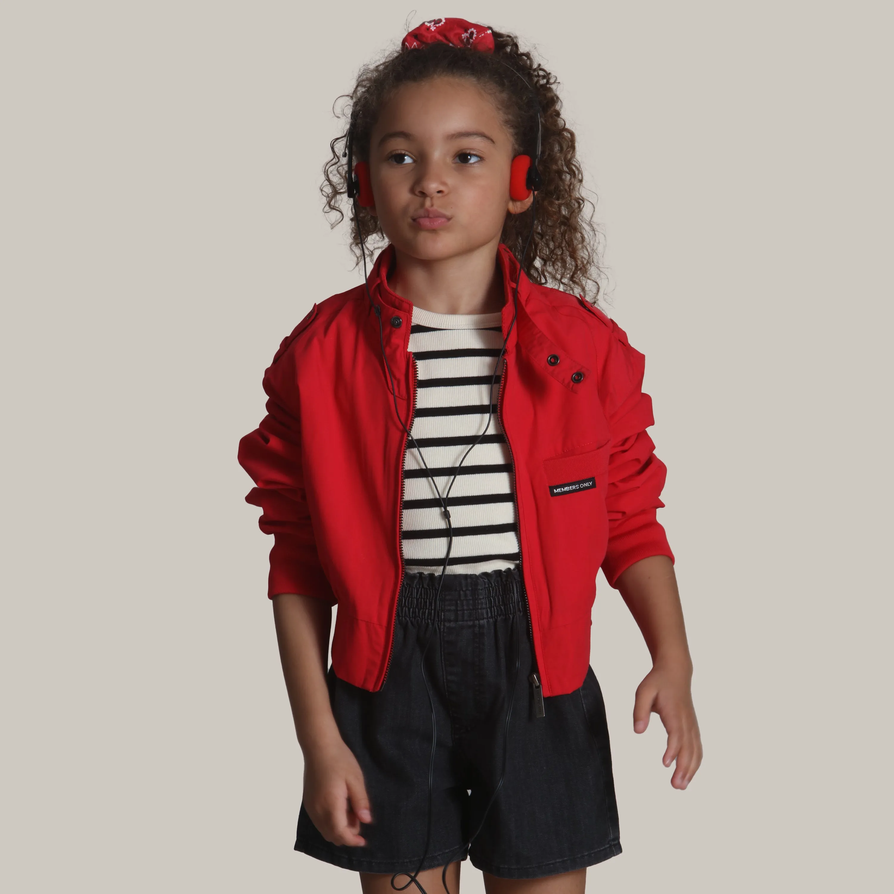 Girl's Racer Jacket sold by Members Only product image thumbnail 3