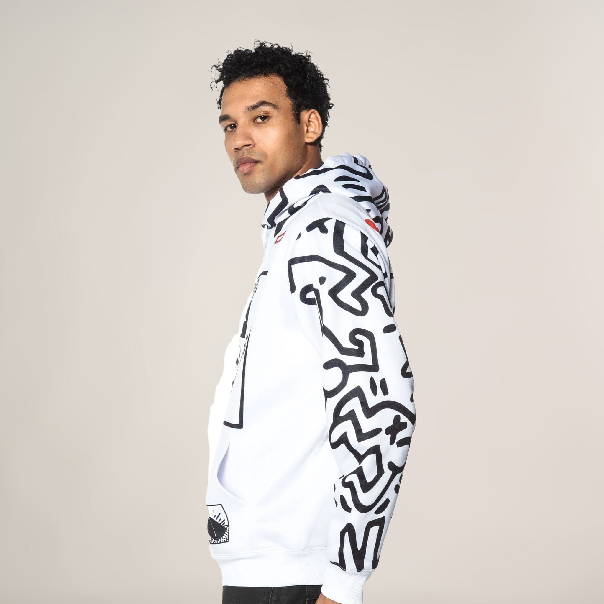 Men's Keith Haring X Members Only Hoodie Jacket - FINAL SALE sold by Members Only product image thumbnail 3