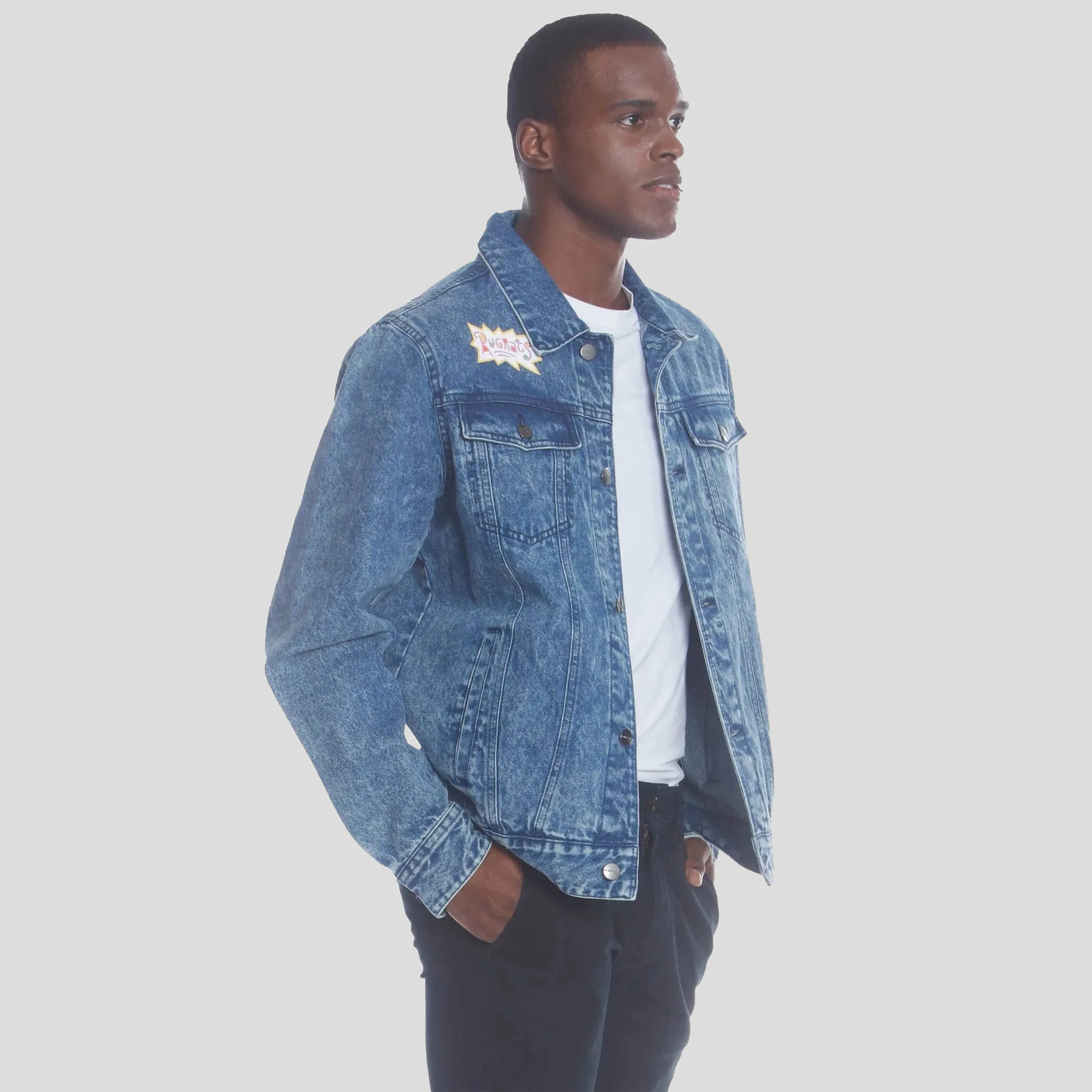 Men's Chucky Placement Nickelodeon Denim Jacket - FINAL SALE sold by Members Only product image thumbnail 3