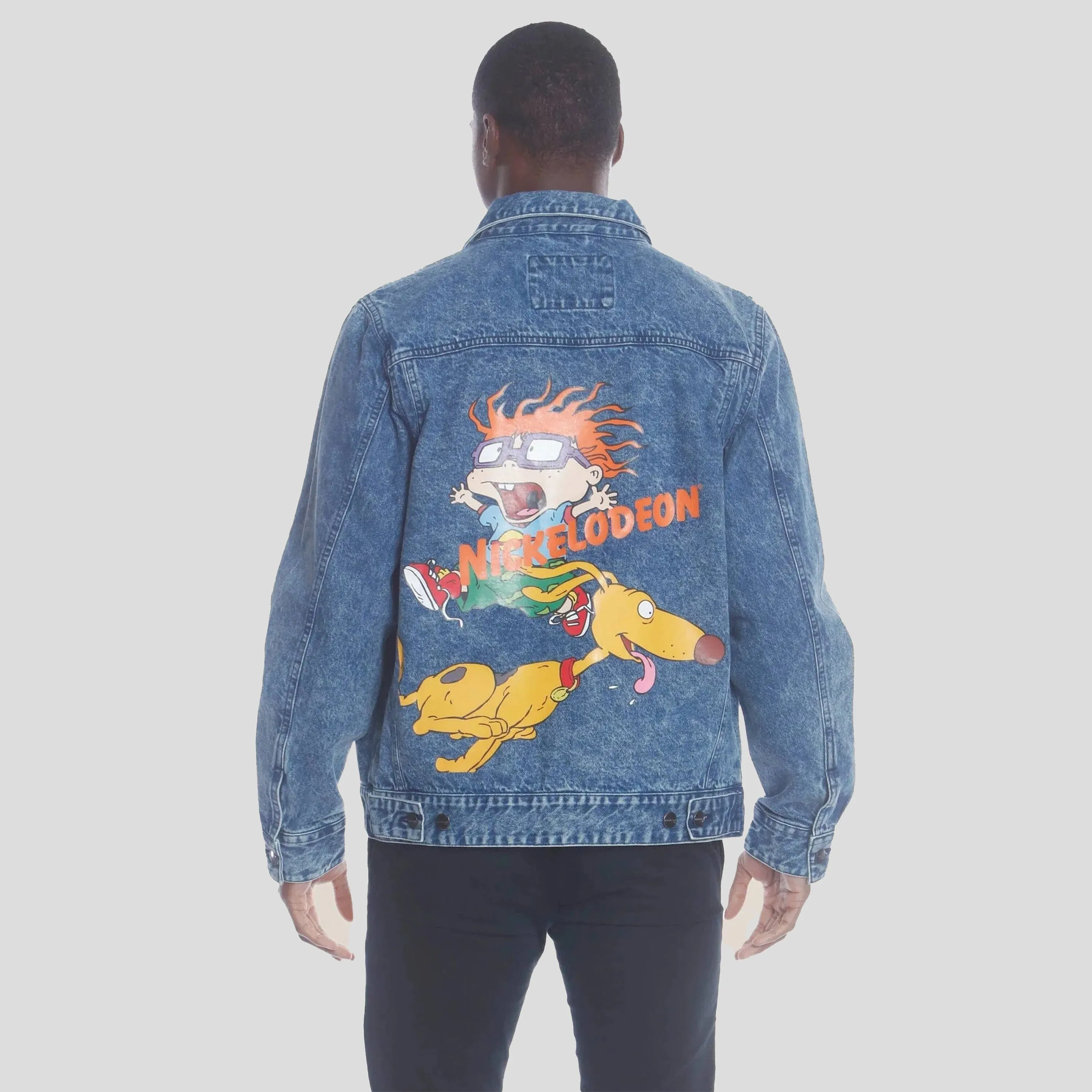 Men's Chucky Placement Nickelodeon Denim Jacket - FINAL SALE sold by Members Only product image thumbnail 4