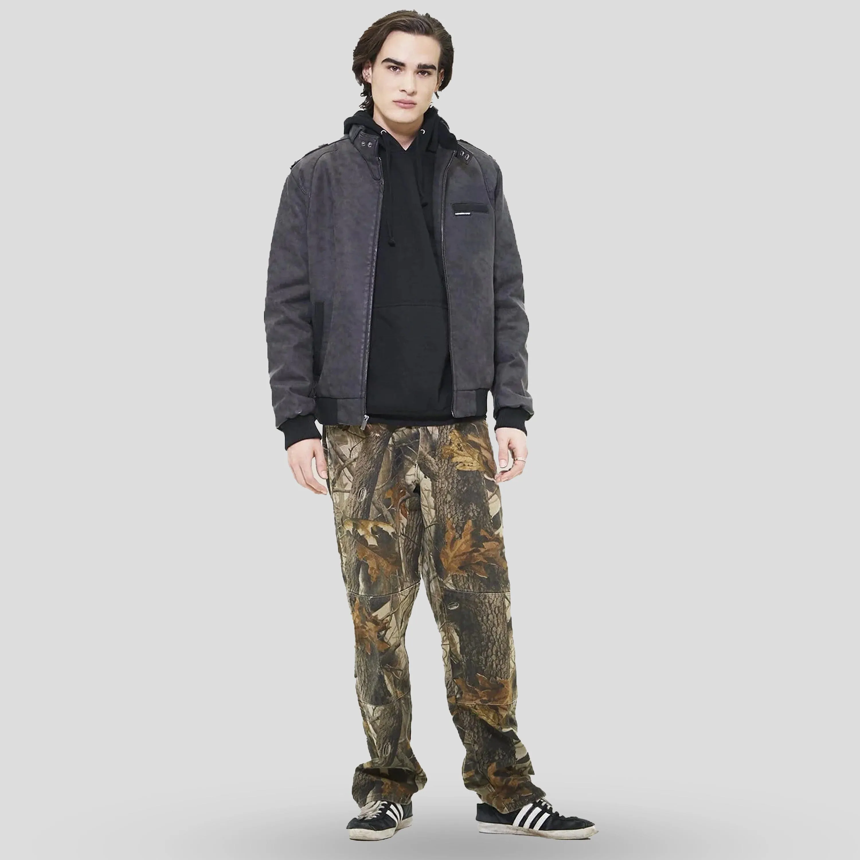 Men's Faux Suede Iconic Racer Jacket - FINAL SALE sold by Members Only product image thumbnail 3