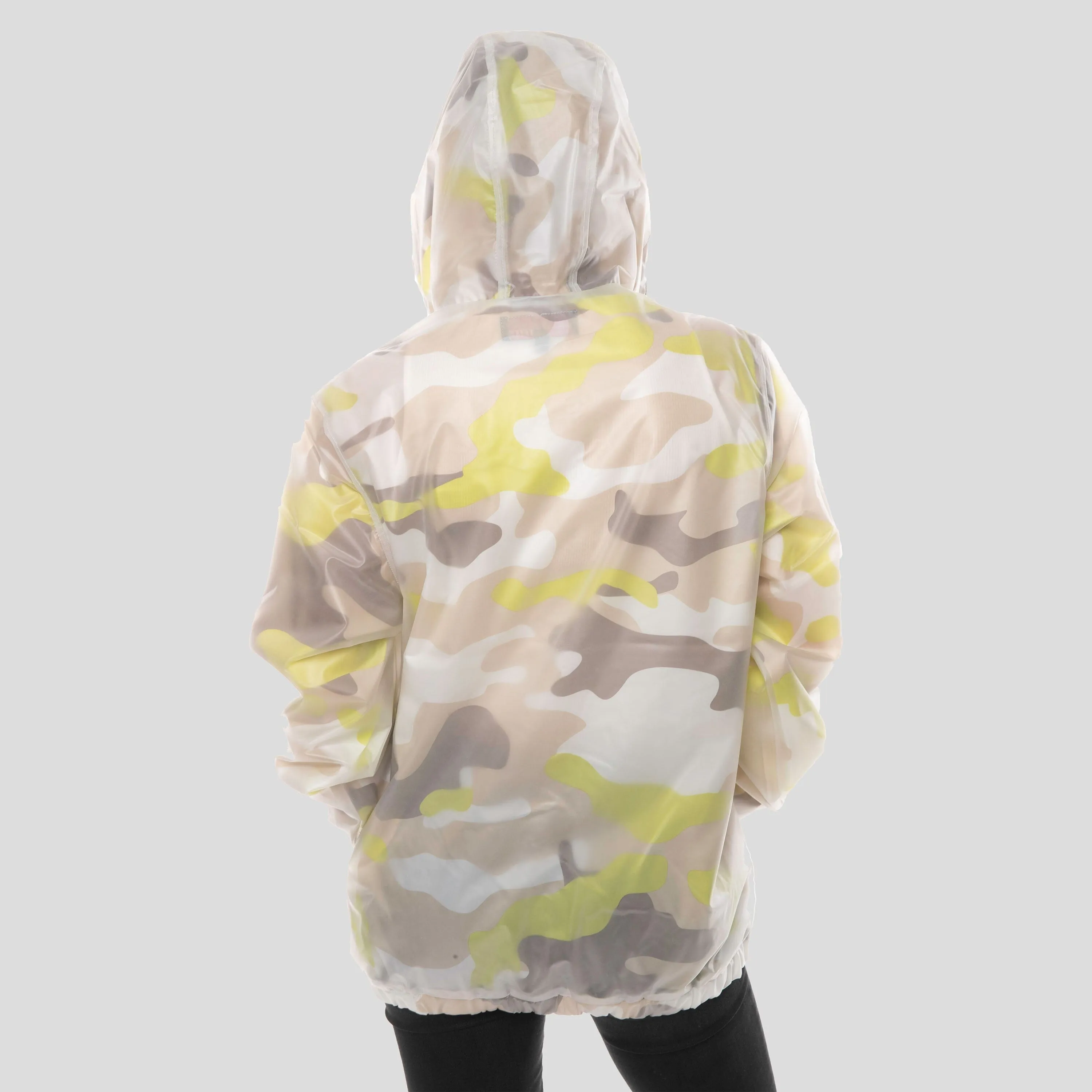 Women's Translucent Camo Print Popover Oversized Jacket - FINAL SALE sold by Members Only product image thumbnail 4
