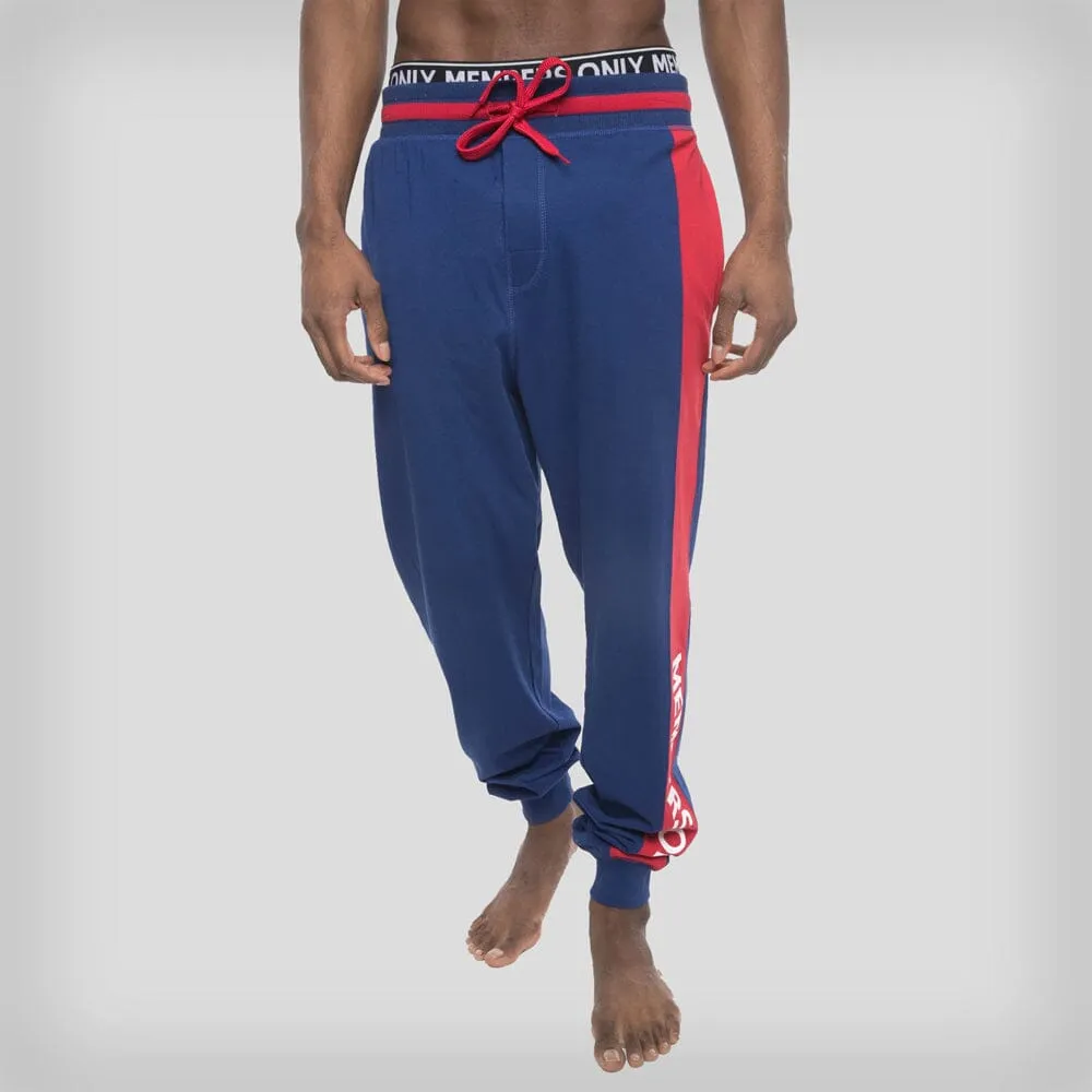 Men's Logo Leg Jersey Sleep Jogger - Royal - FINAL SALE sold by Members Only product image thumbnail 4