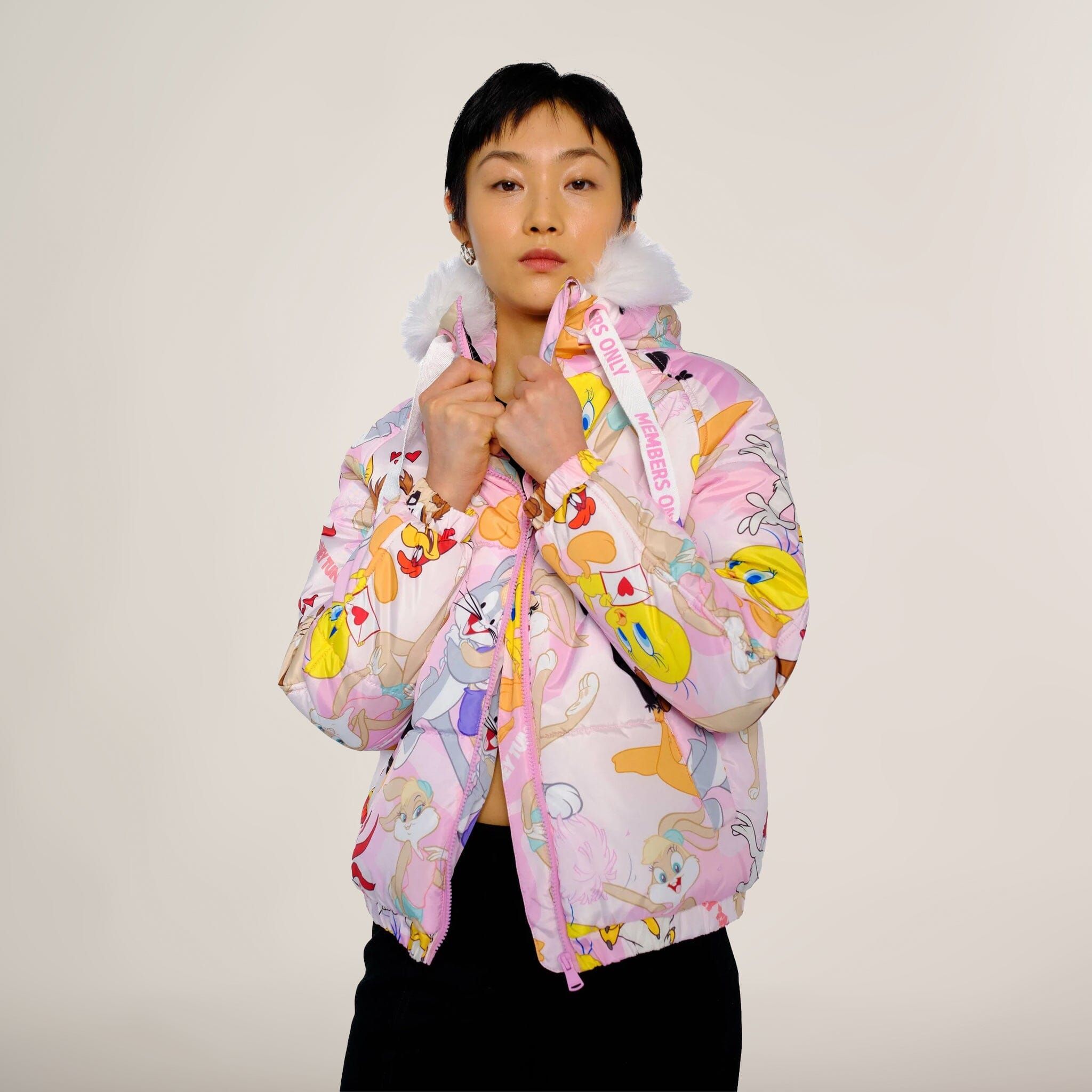 Women's Looney Tunes Snorkel Bomber Jacket - FINAL SALE sold by Members Only