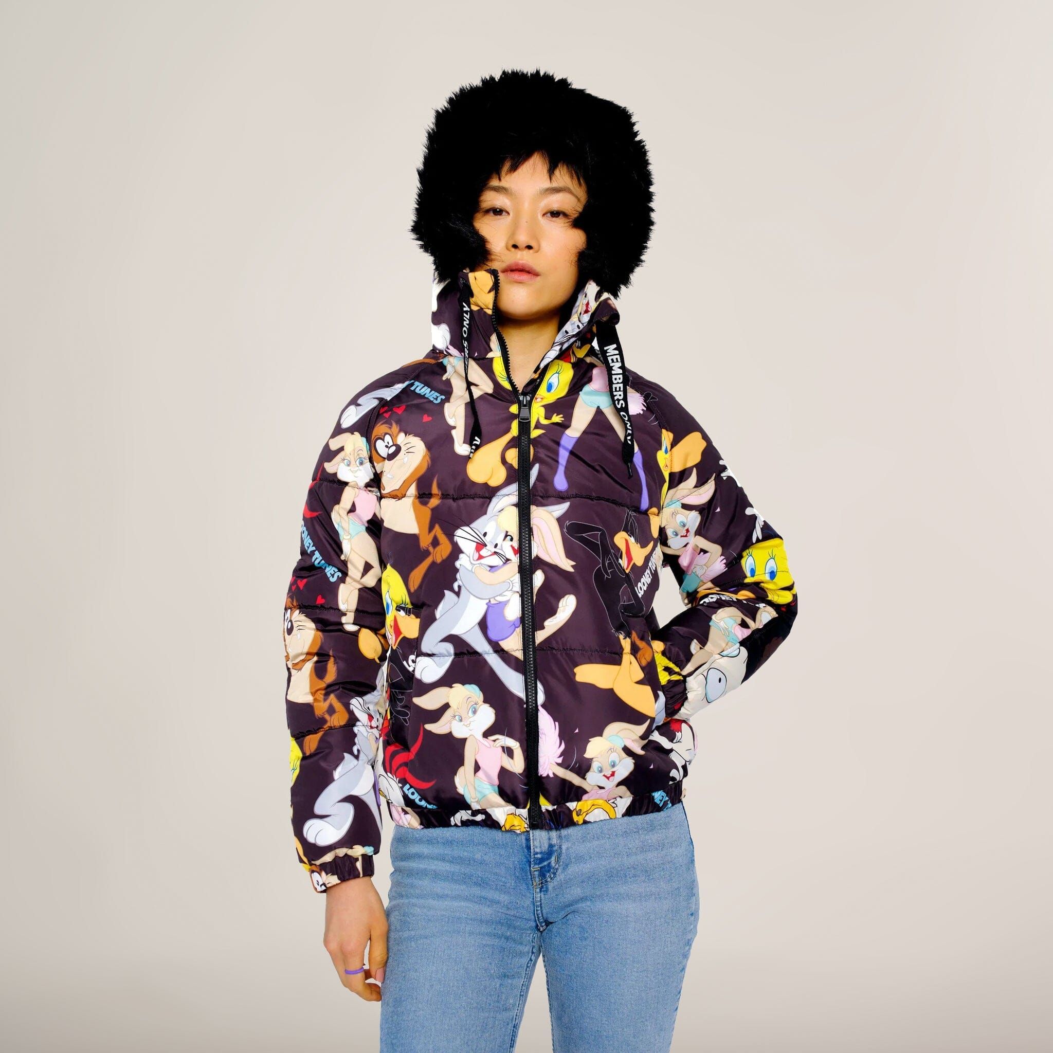 Women's Looney Tunes Snorkel Bomber Jacket - FINAL SALE sold by Members Only product image thumbnail 9